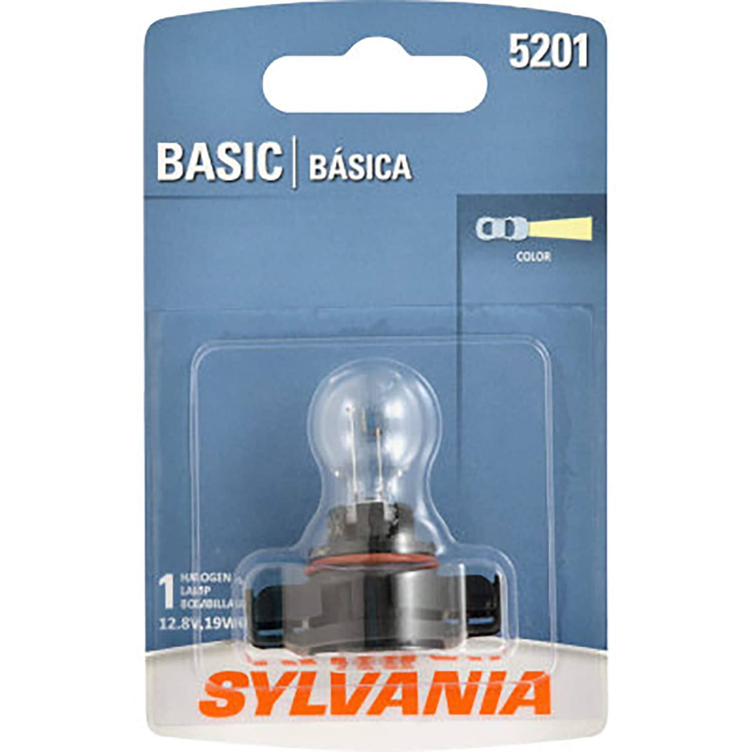 SYLVANIA - 5201 Basic - Incandescent Halogen Light Bulb for Fog and Daytime Running Lights (Contains 1 Bulb)