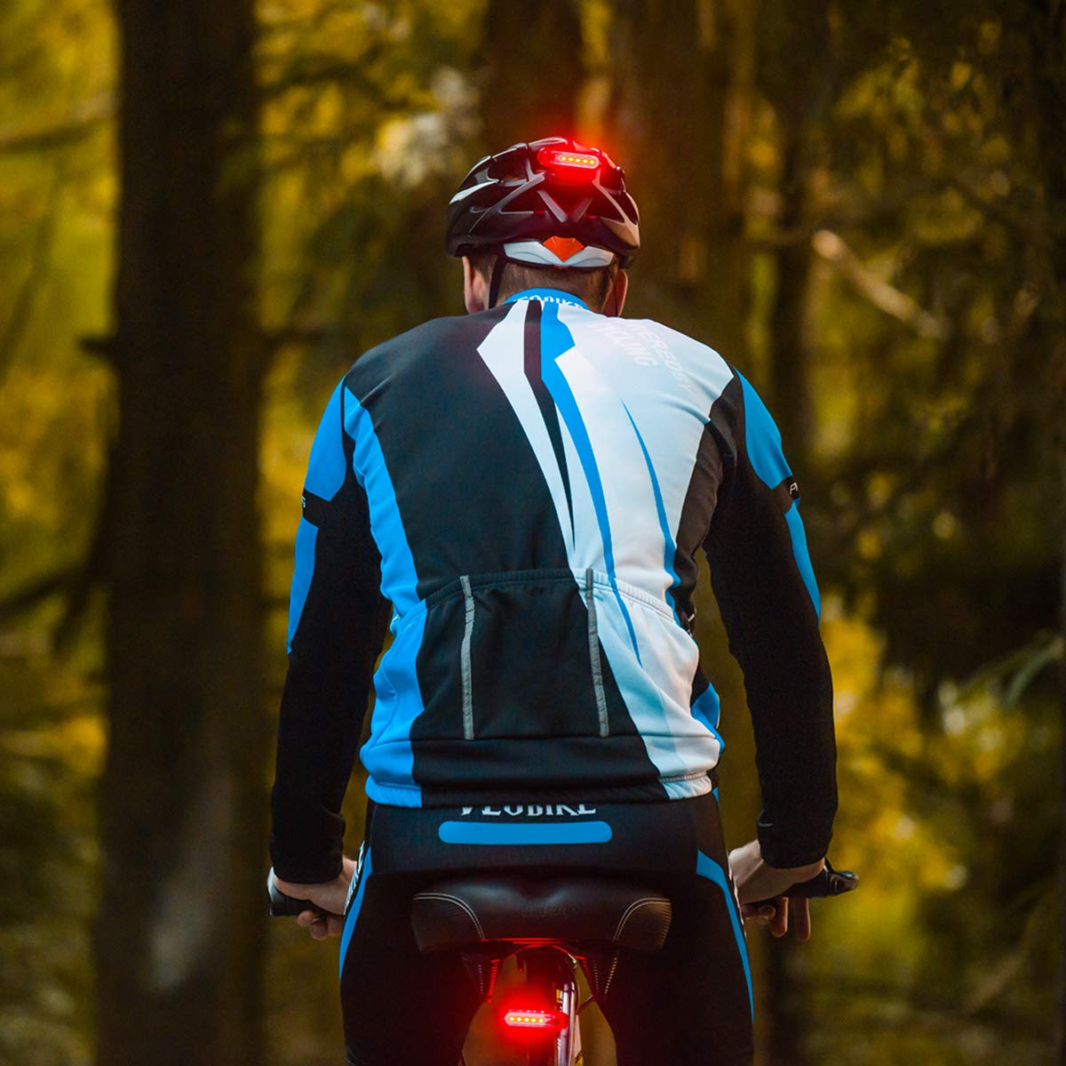 Bike Tail Light Rechargeable 2 Pack, Rear Red Bike Light For Night Riding, Back Bicycle Taillights With Great Battery Life, Easy