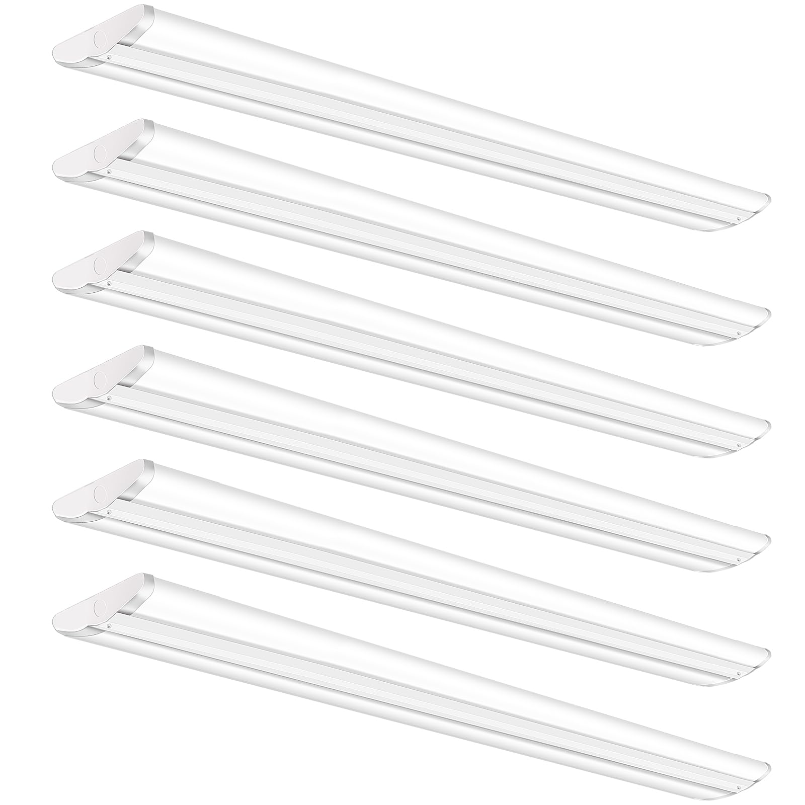 Antlux Ultra Slim 4Ft Led Wraparound Light, 50W 4 Foot Shop Lights For Garage, No Glare, 5600Lm, 6000K, Compact Flush Mount Ceil