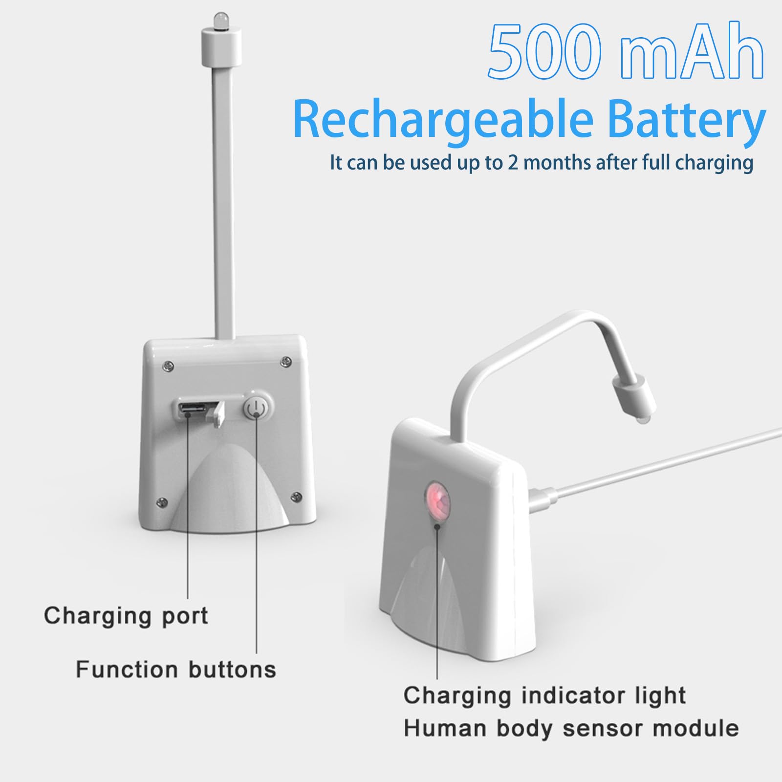Toilet Light Motion Sensor, 16 Colors Changing Toilet Night Light With Star Projection Light, Rechargable Toilet Bowl Light Led
