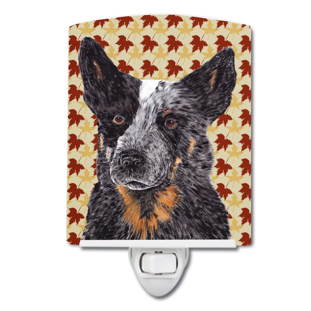 Carolines Treasures Ceramic Night Light Australian Cattle Dog Portrait, 6x4x3in, Multicolor, Model SC9236CNL
