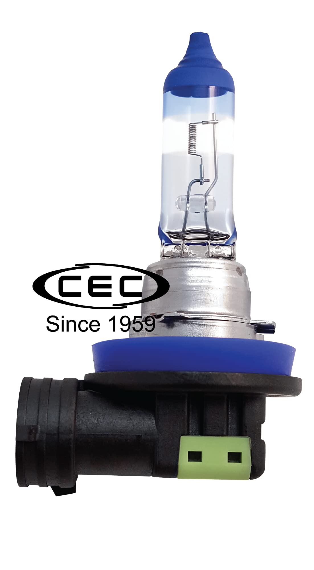 CEC H11 Fog Light Lamp 2-Pack, 12V 55W, White Light, Model HIBH11 WM, Metal