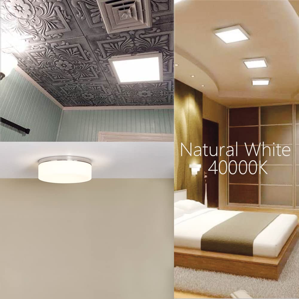 Gu24 Led Light Bulb 4000K, Gu24 Base Led Bulb Natural White, 10W 120V Two Prong Light Bulb 18W 23W Cfl Light Replacement, Equiva