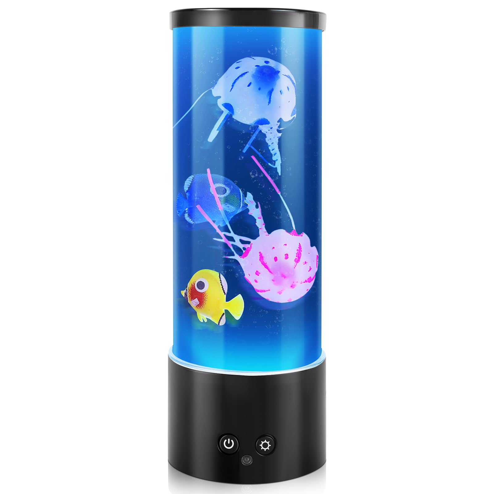 Terigol-X Jellyfish Lamp  Mothers Day Gifts  Table Lamp Jelly Fish Tank for Room Decor  Night Light for Relaxation and Sleep  Birthday Gifts for Women  Girls  Kids and Men