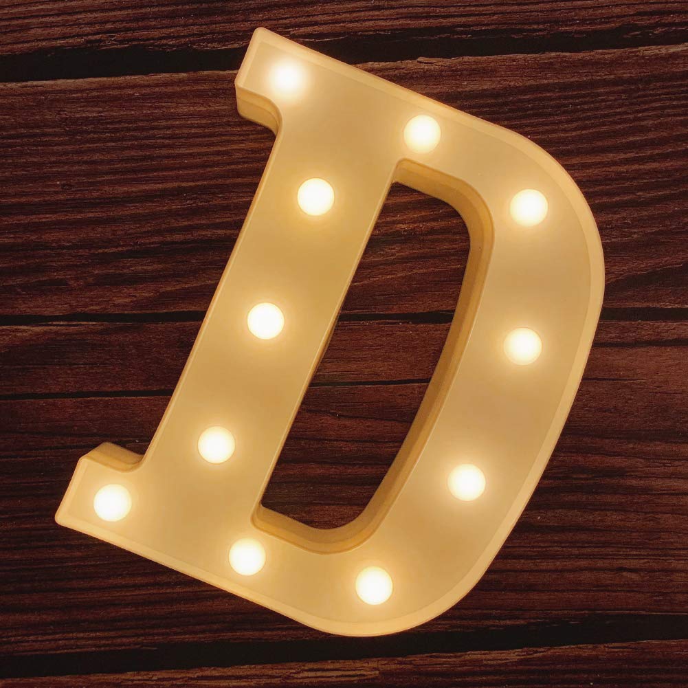 Mumuxi Light Up Marquee Letters & Numbers | Battery Powered Decor For Parties & Events
