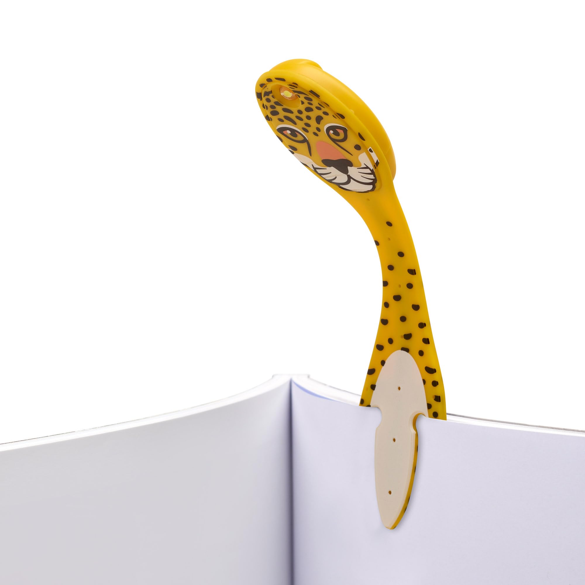 Gifts for Readers & Writers 2-in-1 Flexilight Bookmark & Book Light, Battery Operated, Leopard, Plastic, Ideal Gift for Book Lovers