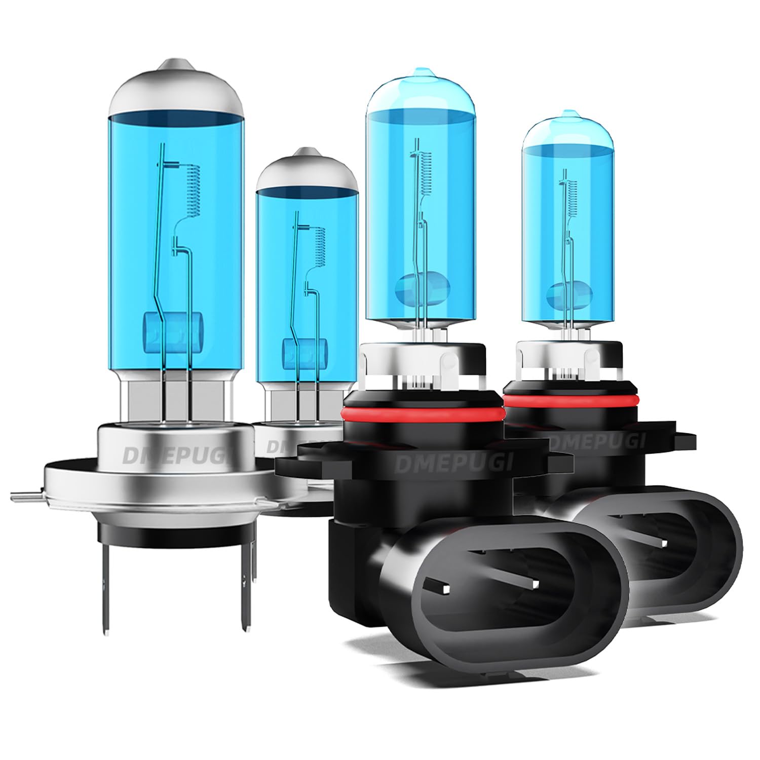 DMEPUGI Light Bulbs Compatible with Hyundai Elantra 2017-2018 Halogen Headlight Bulbs,h7/HB3/H10 High Beam & 9005 Low Beam Headl