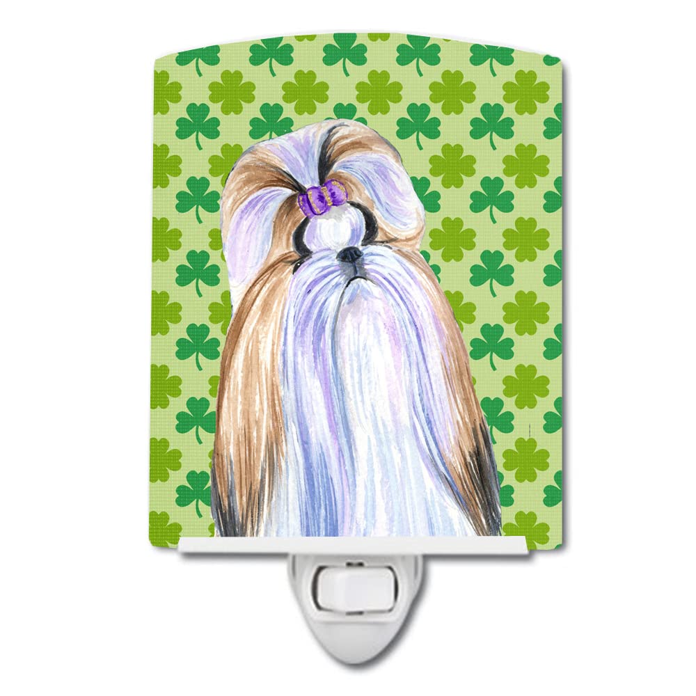 Carolines Treasures Ceramic Night Light, Shih Tzu Portrait, 6x4x3in, Multicolor, Model SS4396CNL, UL-Certified