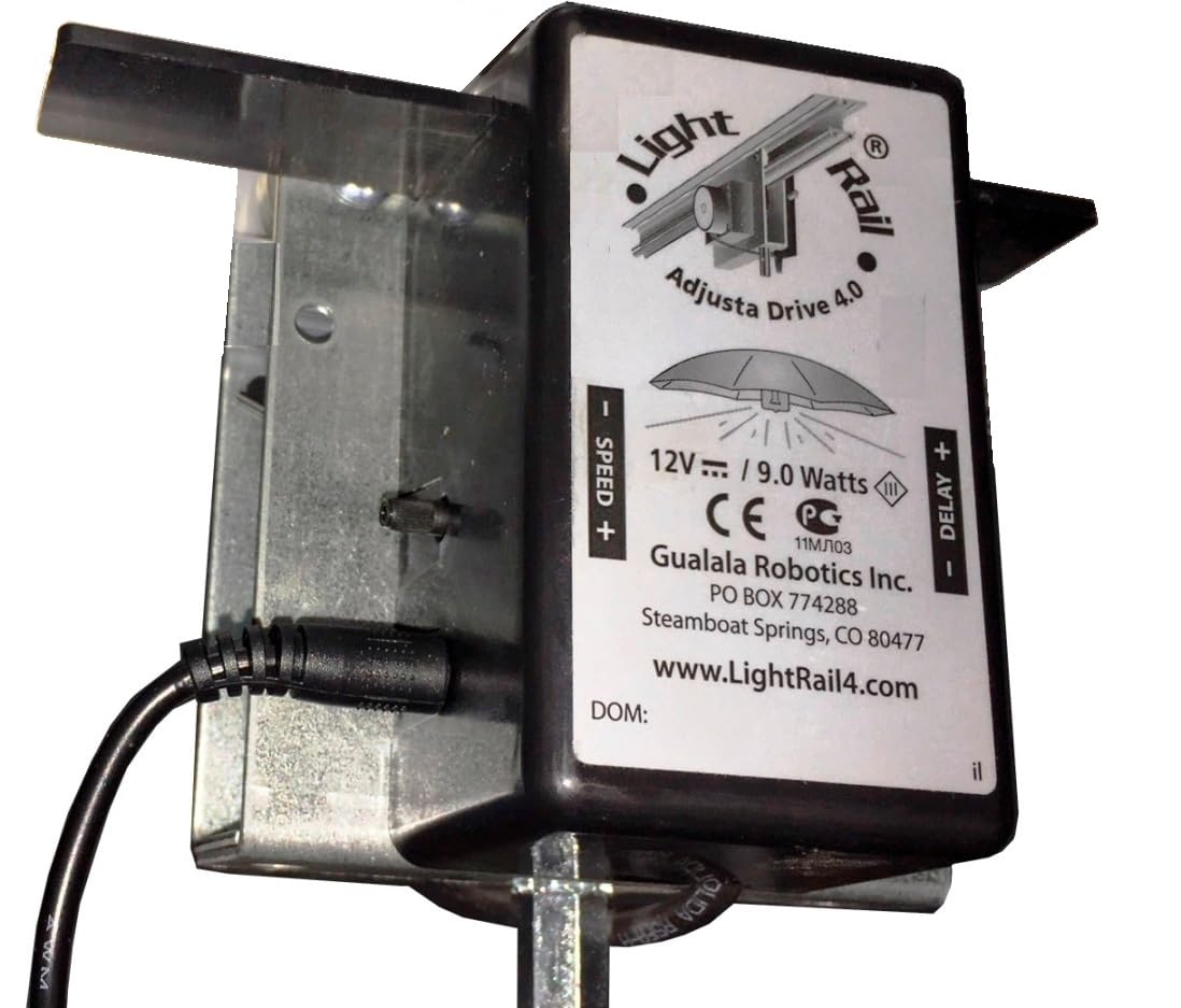 Light Rail 4.0 AdjustaDrive Motor, No Rail, Robotic Grow Light Mover Genuine and Solidly Made in The USA