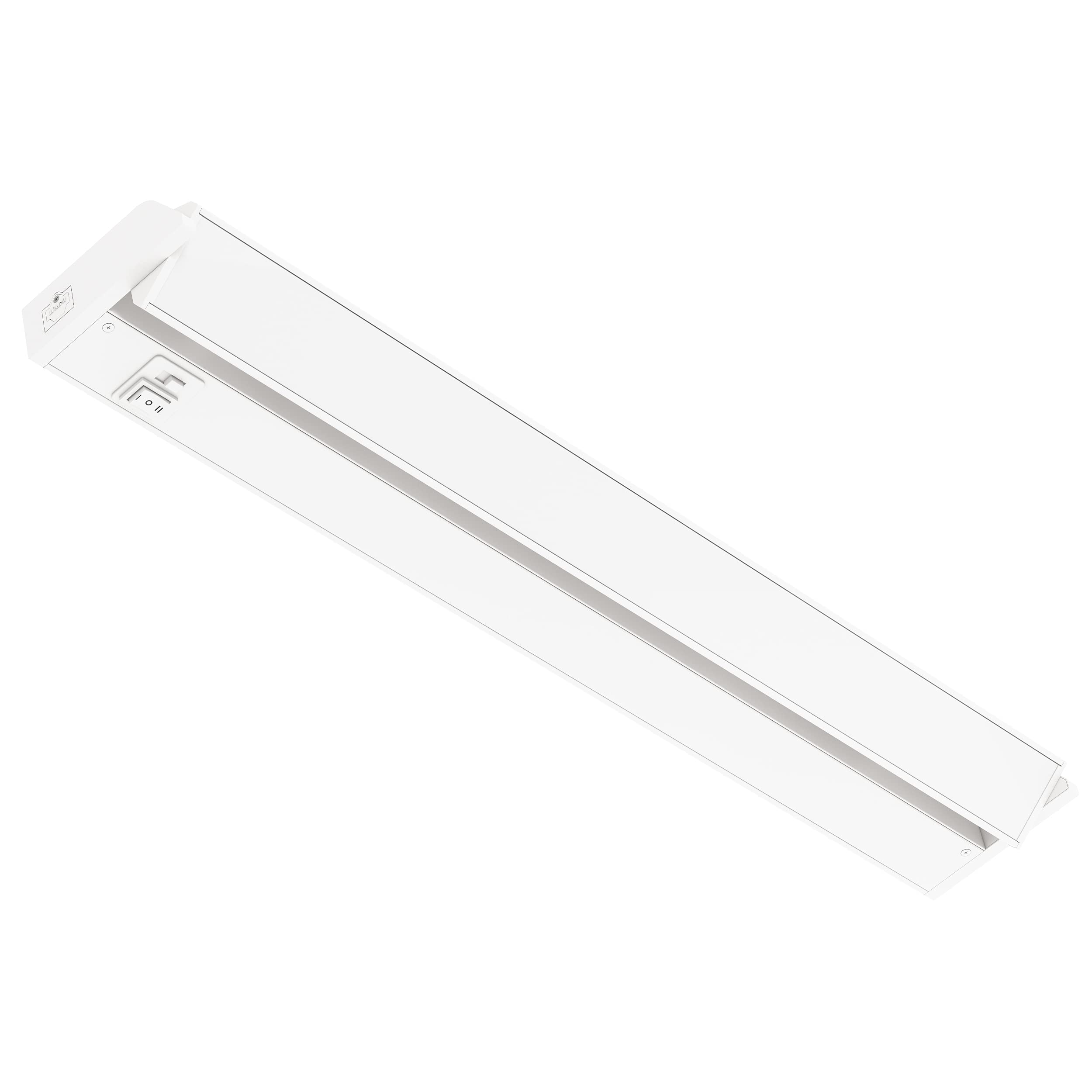 Getinlight 24-Inch Swivel Led Under Cabinet Lights, Glass Lens, Selectable White 2700K/4000K/5000K, Dimmable With Wall Dimmers,