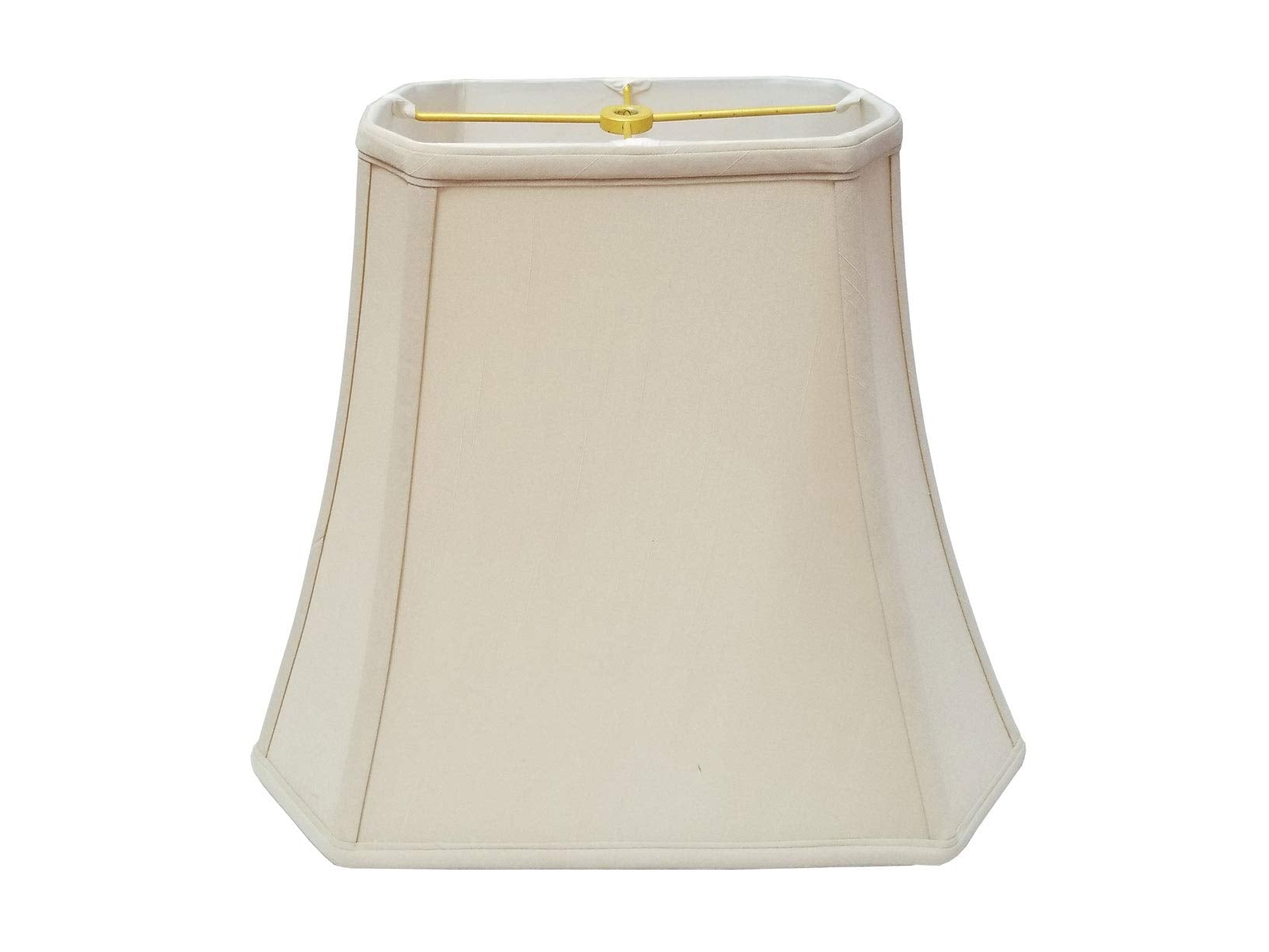 Royal Designs Rectangle Cut Corner Lamp Shade - Beige - (5 x 6.5) x (8 x 12) x 10