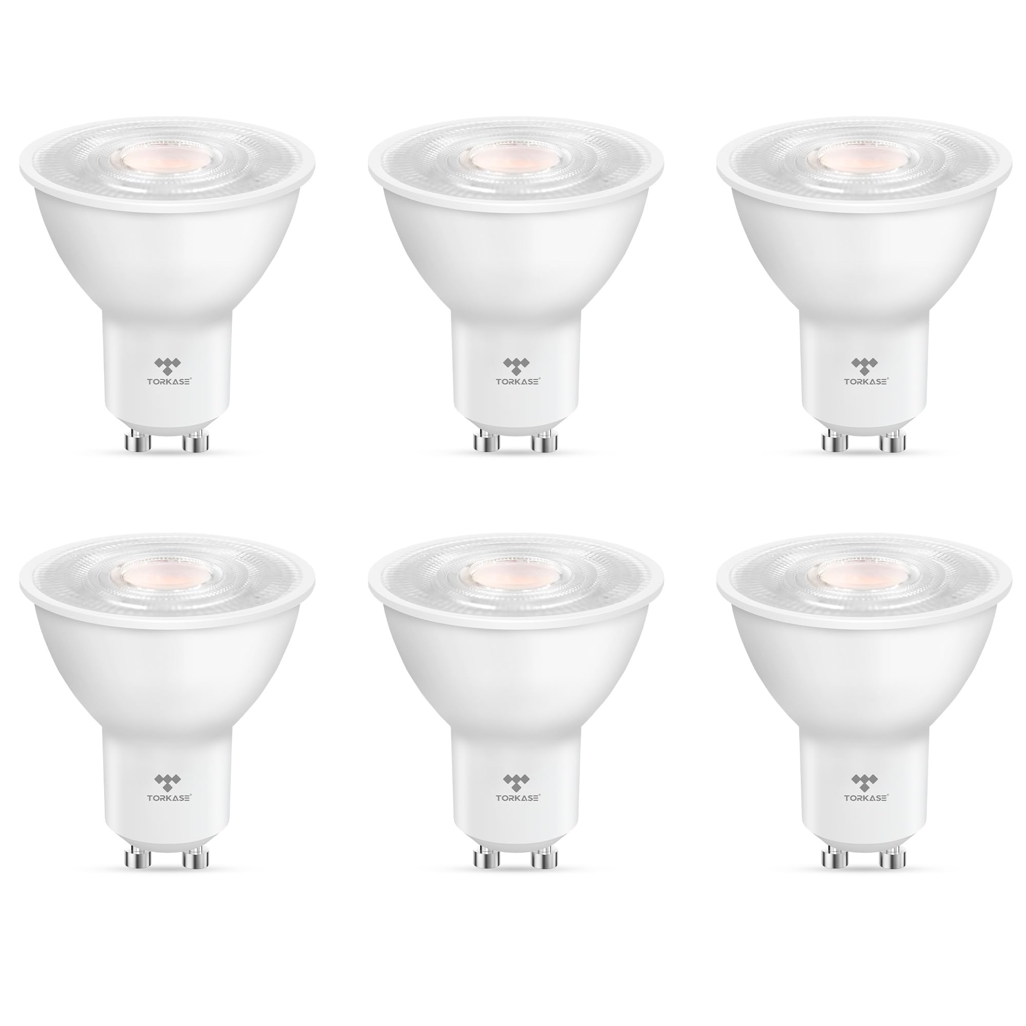 Dimmable Gu10 Led Bulb, 3000K Warm White, 5W (50W Equivalent), 120V 500Lm, 40 Beam Angle, 90% Energy Saving, Ul Listed, Led Repl
