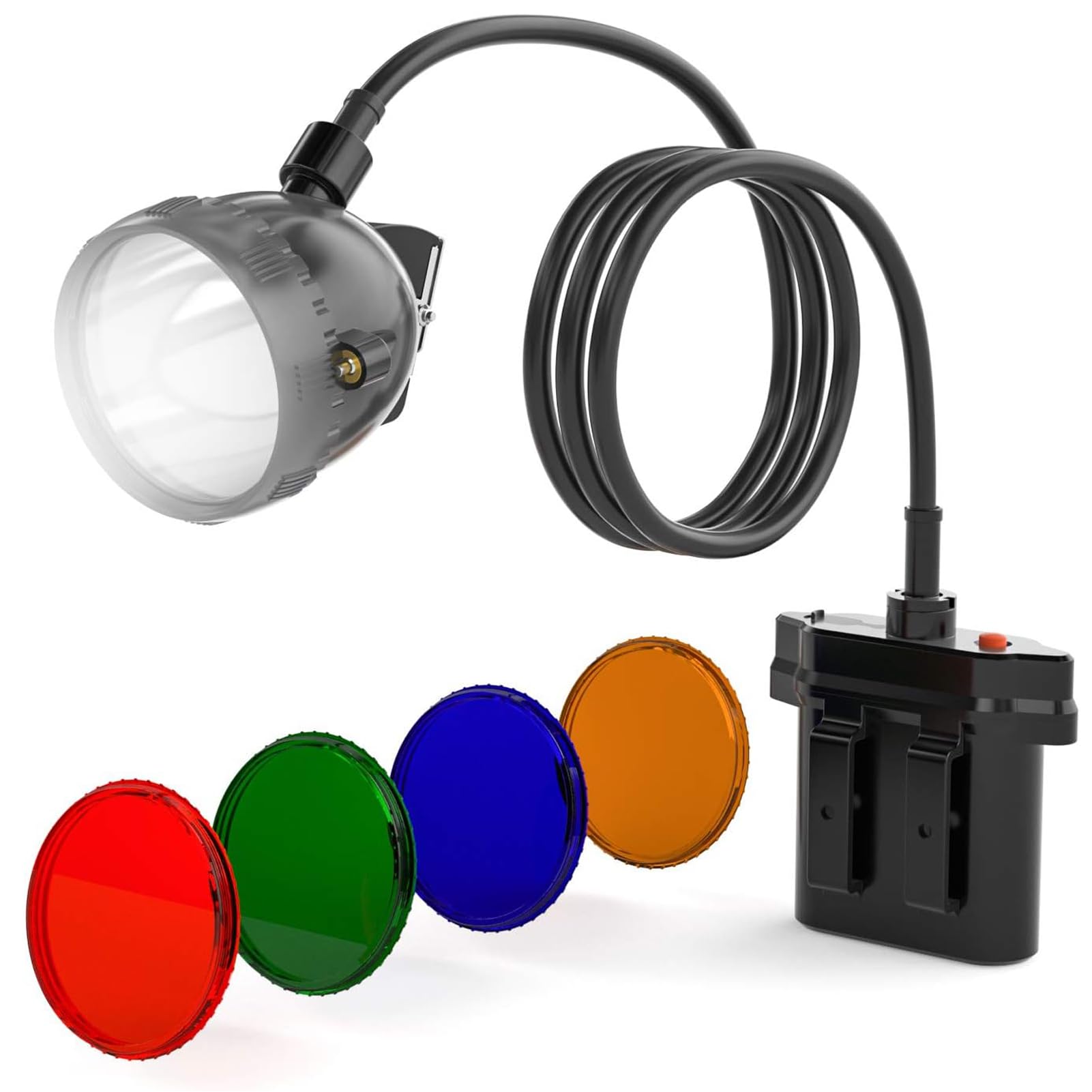 Gearoz 1000 Lumen 10W Led Coon Hunting Lights, Adult Hunter Headlamp For Coyotes Hog Predators, Explosion Proof Mining Camping Powerful Super Bright Headlight Rechargeable, With Red Light & 4 Modes