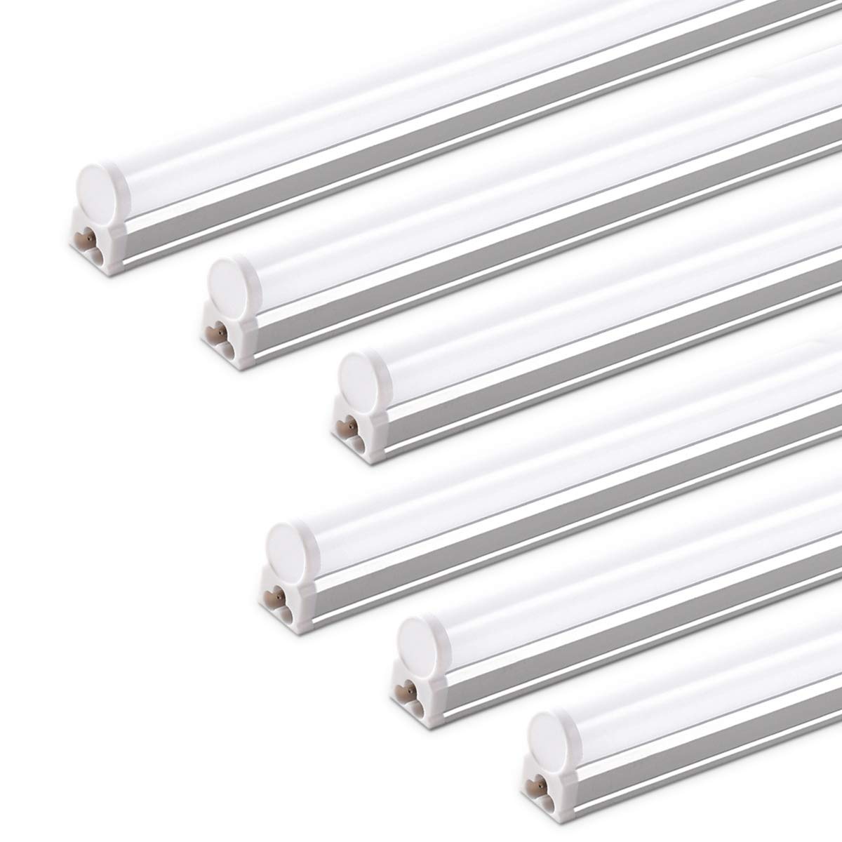 Barrina T5 Led Shop Light 2Ft, 6500K (Super Bright White), Utility Shop Light, Ceiling And Under Cabinet Light, Etl Listed, Cord