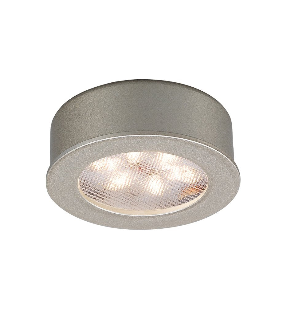WAC Lighting HR-LED87-27-WT Round LED Button Light, 2700K Soft White, Alloy Steel, White