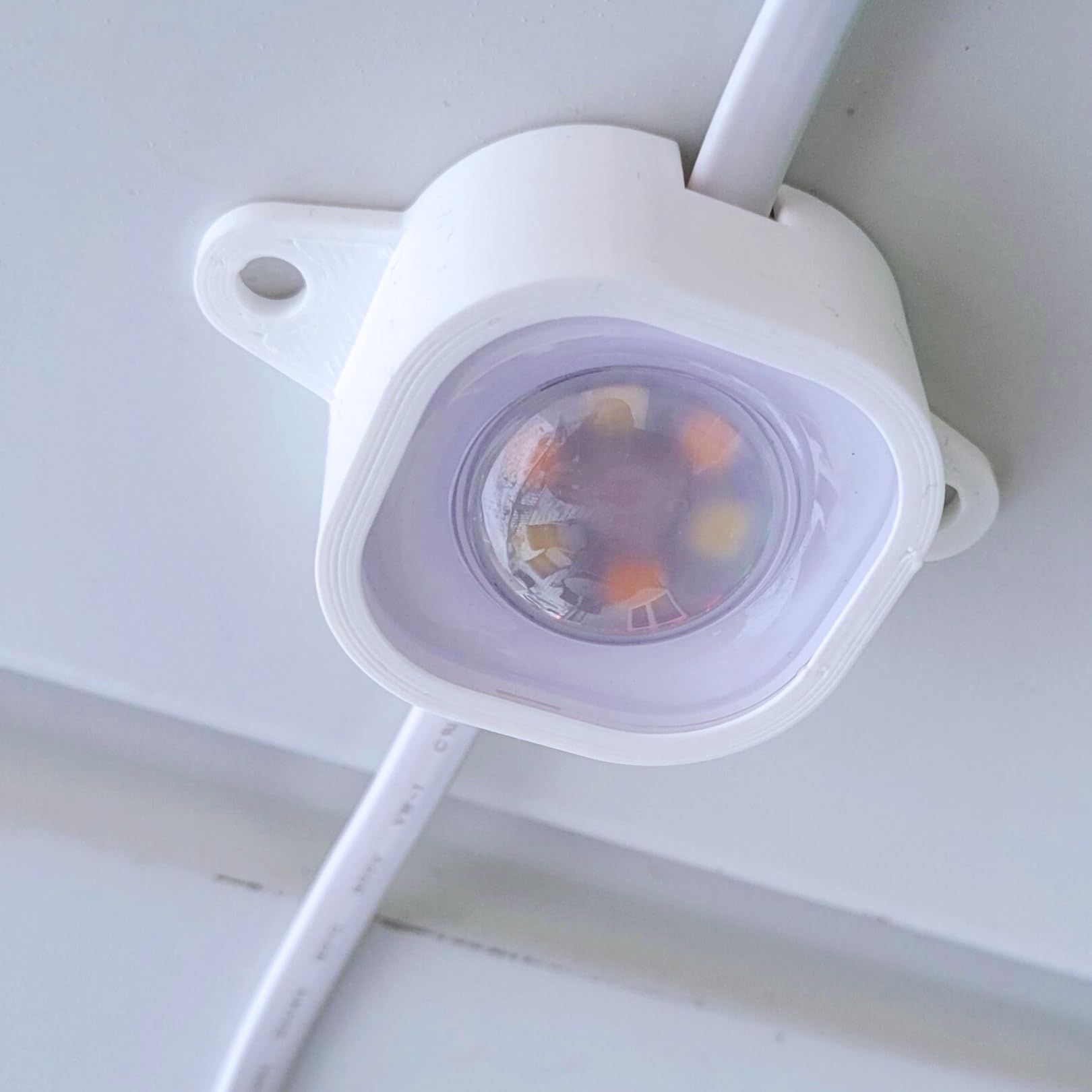 Generic Mounting Bracket Clip For Govee Pro Permanent Outdoor Led Lights H706 (White, 10)