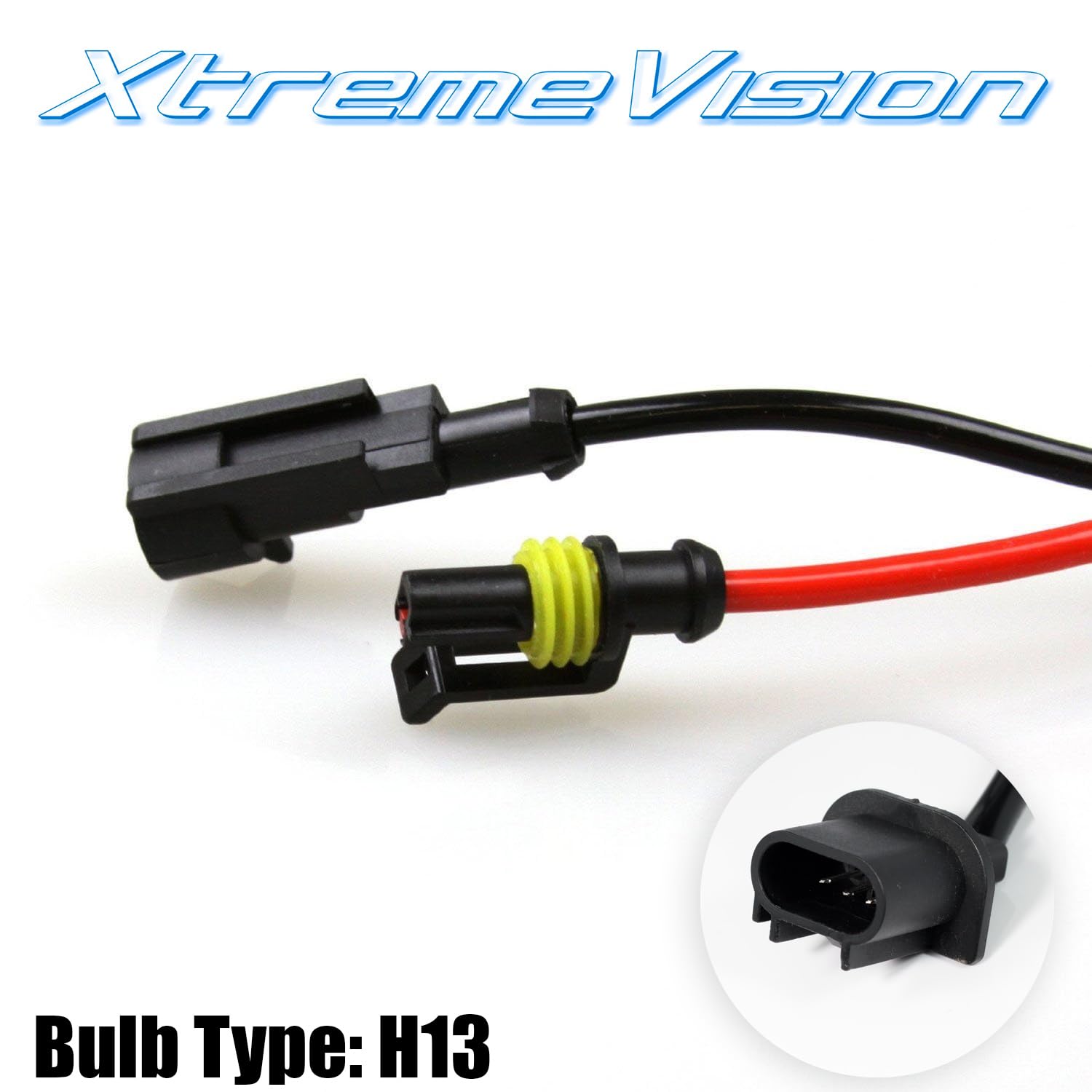 Xtremevision Hid Xenon Replacement Bulbs - H13 / 9008 - 15000K Pink (1 Pair)
