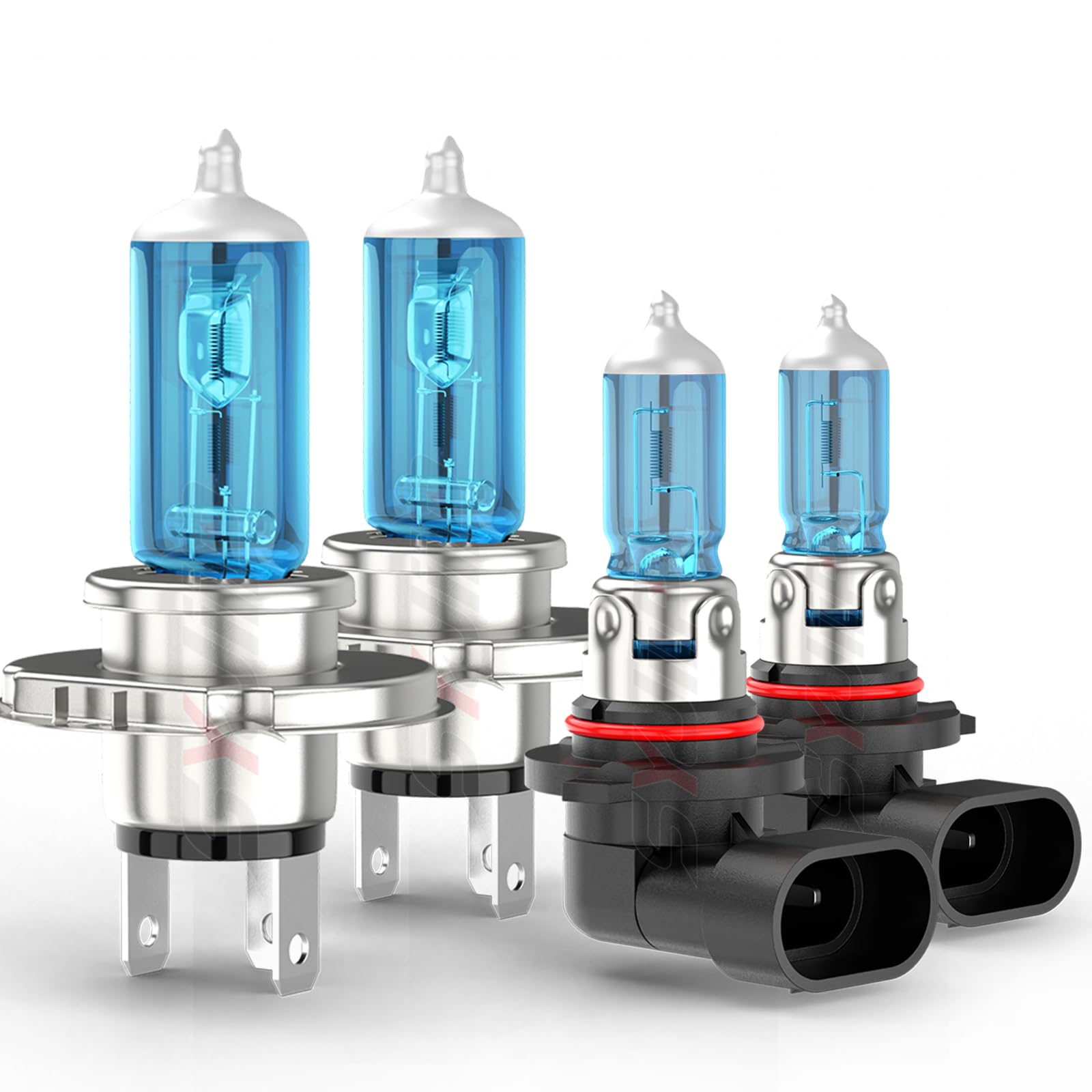 SYJIIP Halogen Headlight Bulbs 9003 H4 9145 H10, 6000K White, 300% Brightness, Compatible with Toyota Tacoma 2005-201