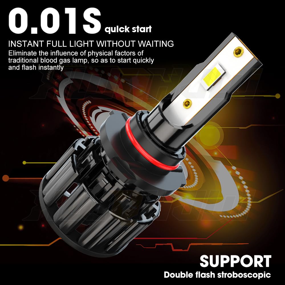 XWQHJW H11/H16 Light Bulbs for Toyota RAV4 2016-2019, 500% Brightness, 6-Pack