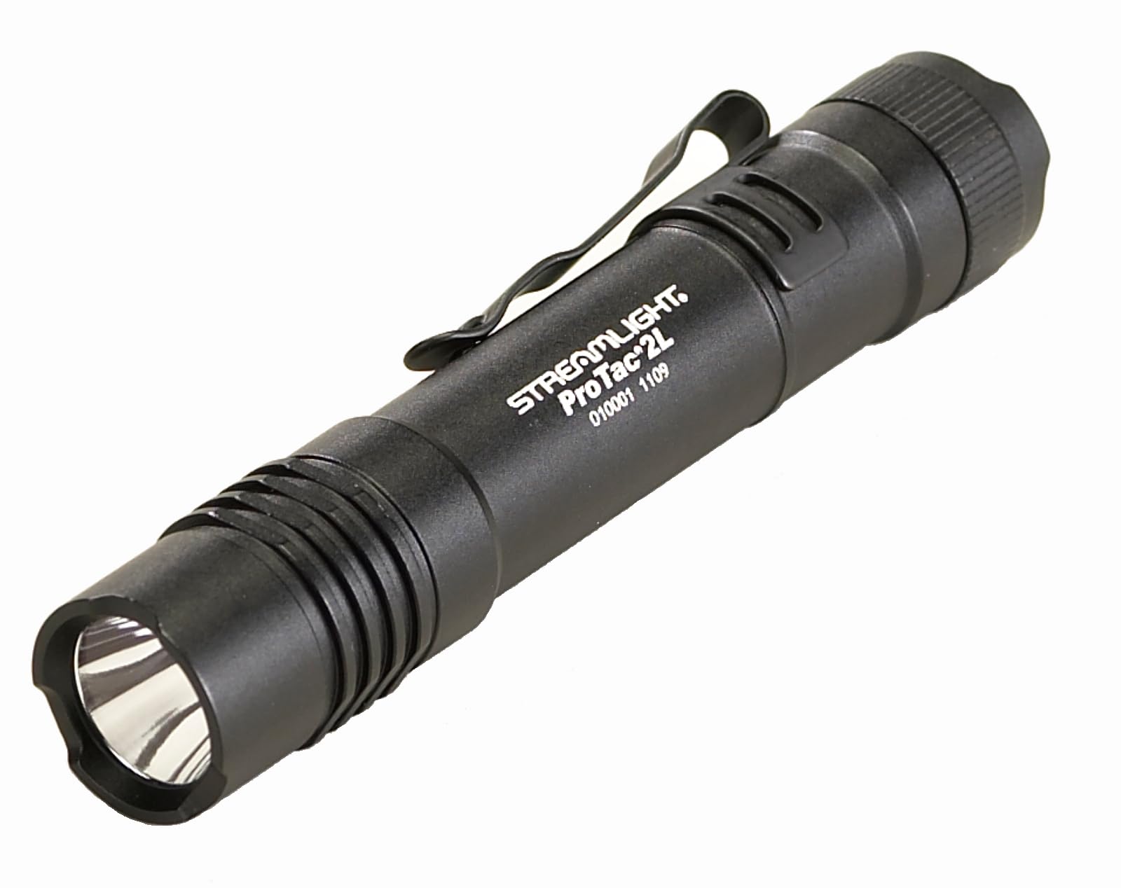 Streamlight ProTac 2L Flashlight, 350-Lumen, Aluminum, Black, Model 88031, Includes CR123A Batteries and Holster