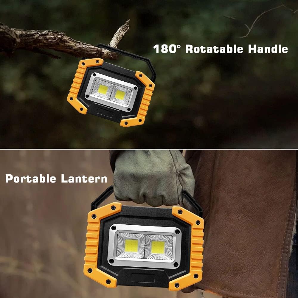 NightBuddy LED Headlamp Rechargeable Flashlight - 4X Brighter, 5 Light Modes, Rubber, Headlamp + Floodlight, Model 2