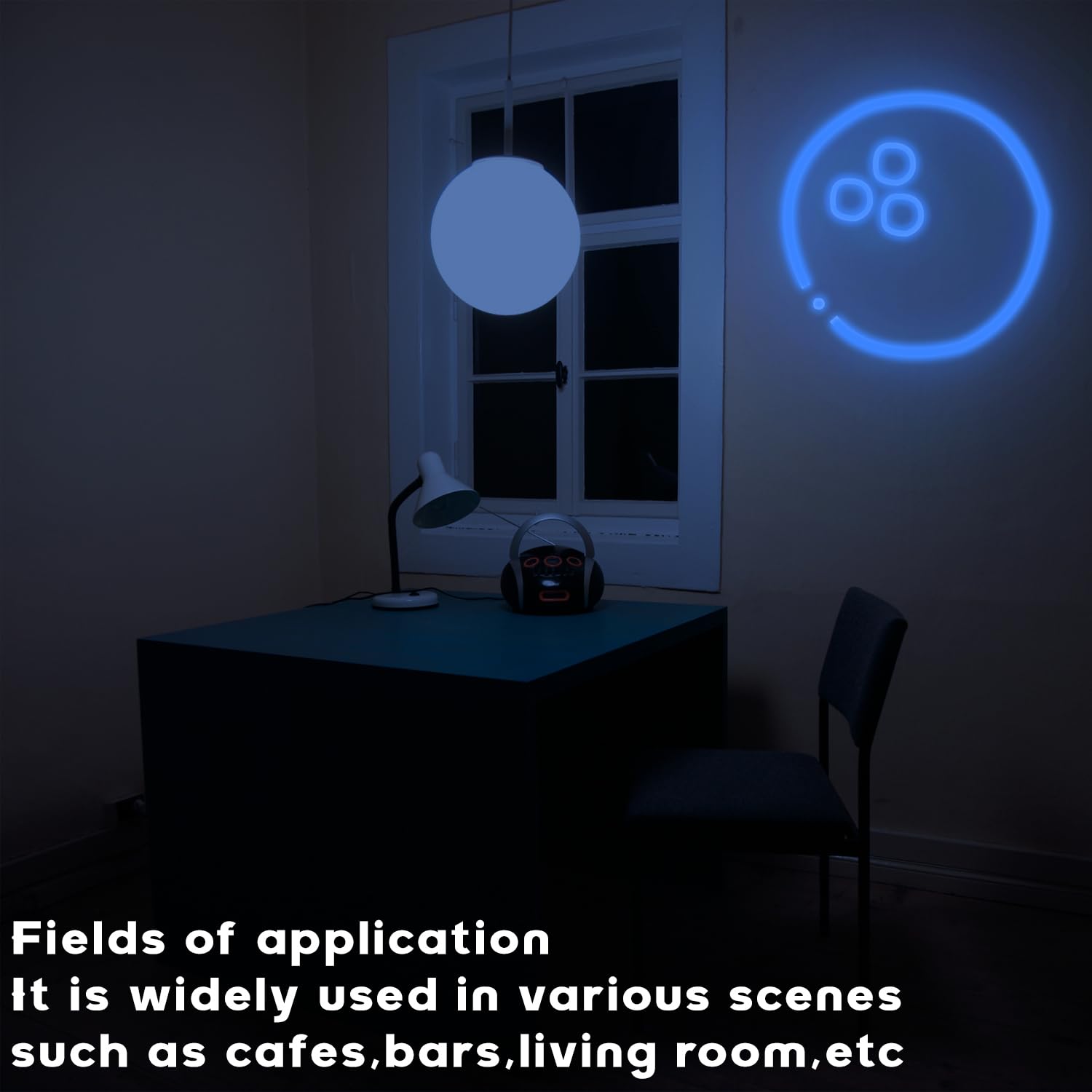 Vimeepro 16.4Ft Rgb Led Neon Rope Lights, Music Sync, Ip65 Waterproof, Remote/App Control