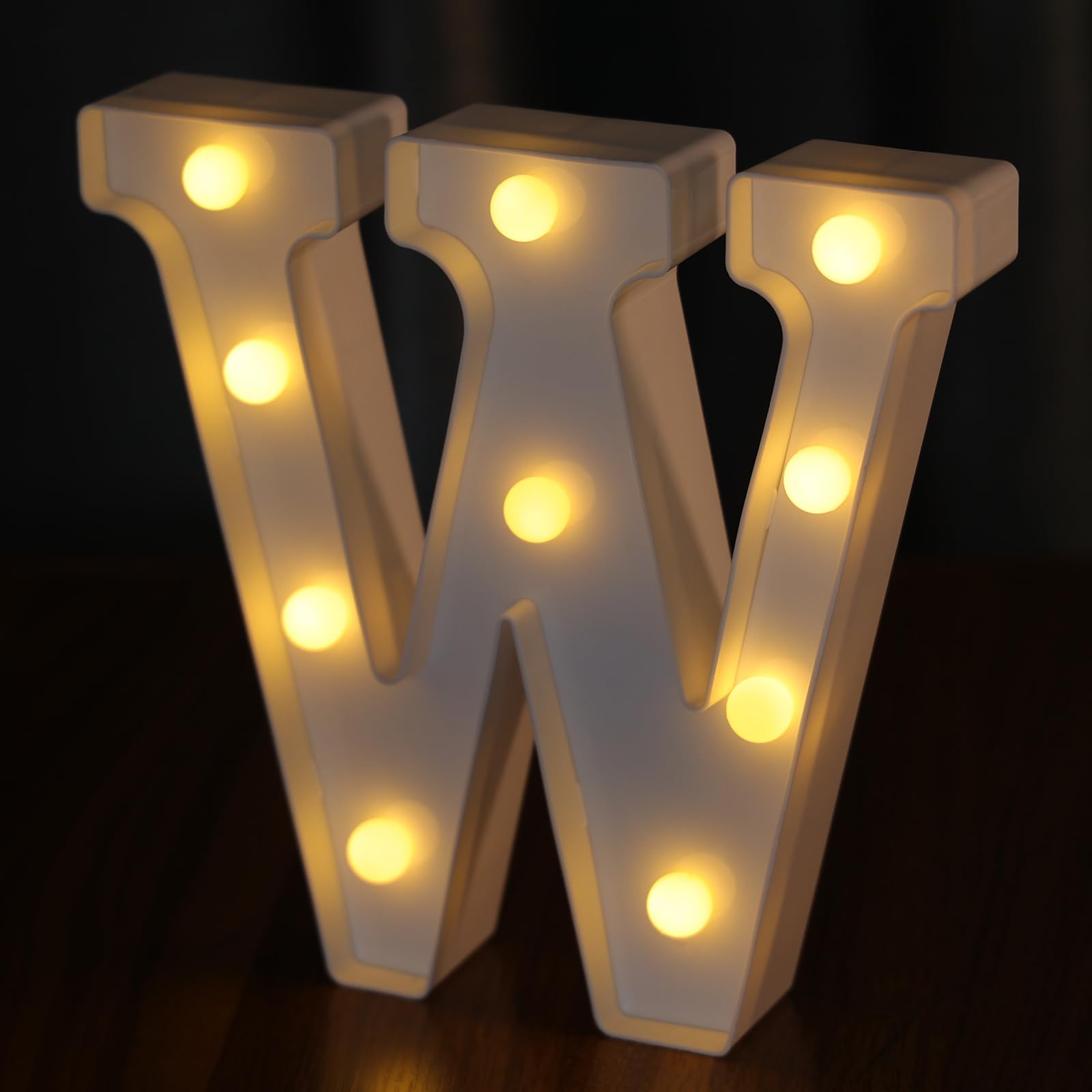 IFDGCTK LED Light Up Letters, Decorative Marquee Alphabet, Battery Powered, Warm Light, Home Decor, Party & Bar Use