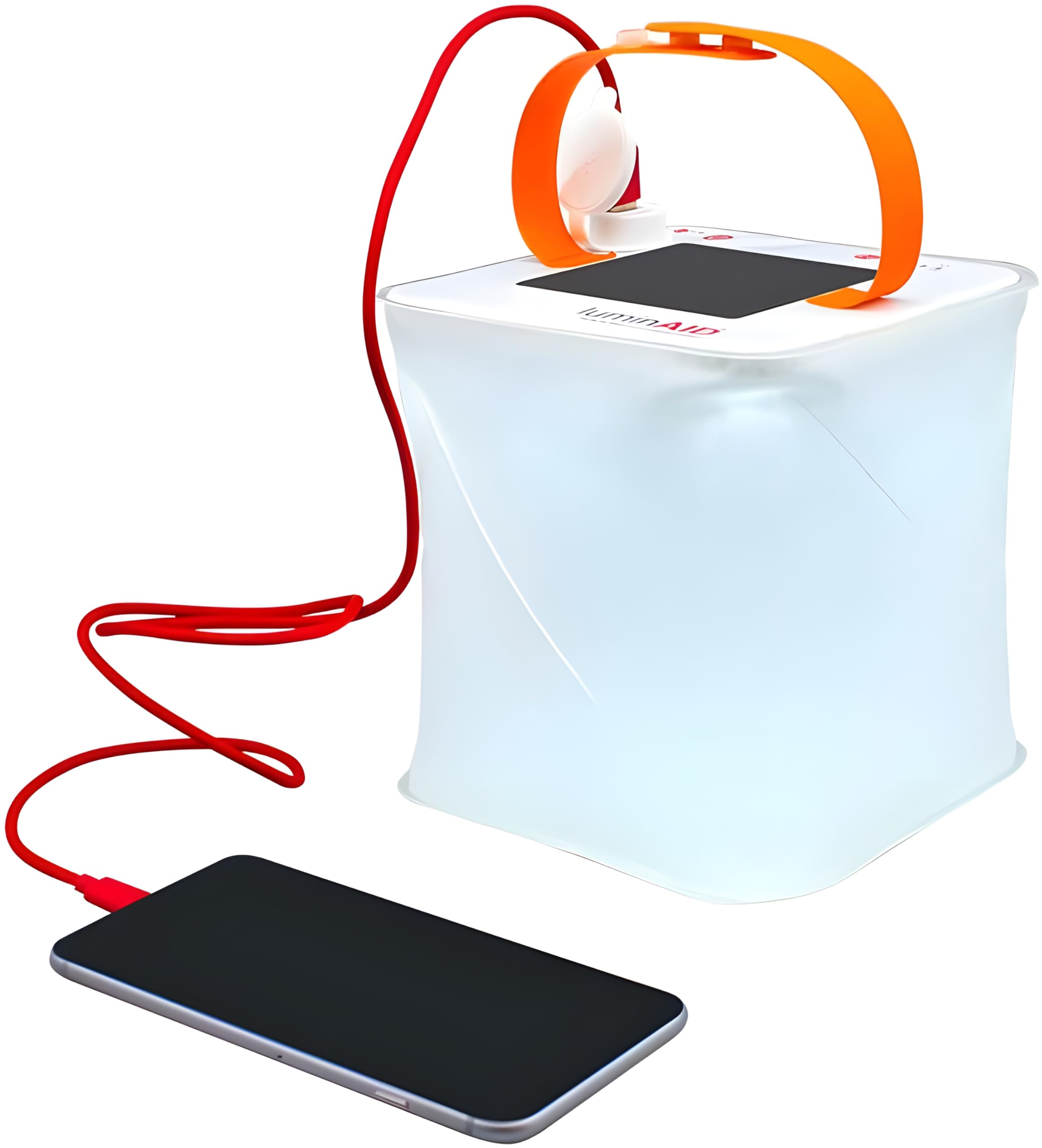 LuminAID PackLite Max 2-in-1 Camping Lantern and Phone Charger | For Backpacking, Emergency Kits and Travel | As Seen on Shark T