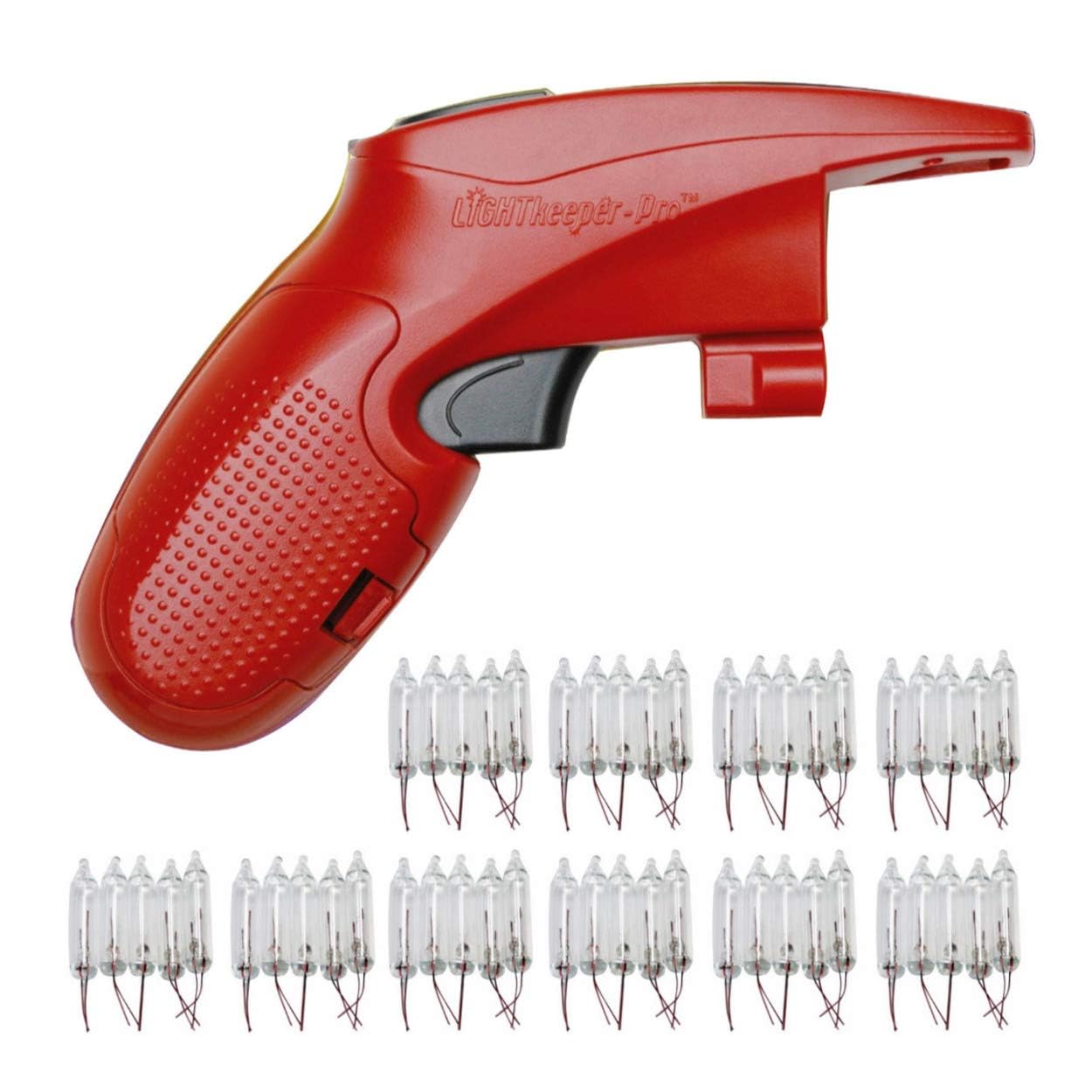 Light Keeper Pro - The Complete Tool For Repairing Incandescent Christmas Holiday Light Sets | Bonus Extra 50 Replacement Bulbs