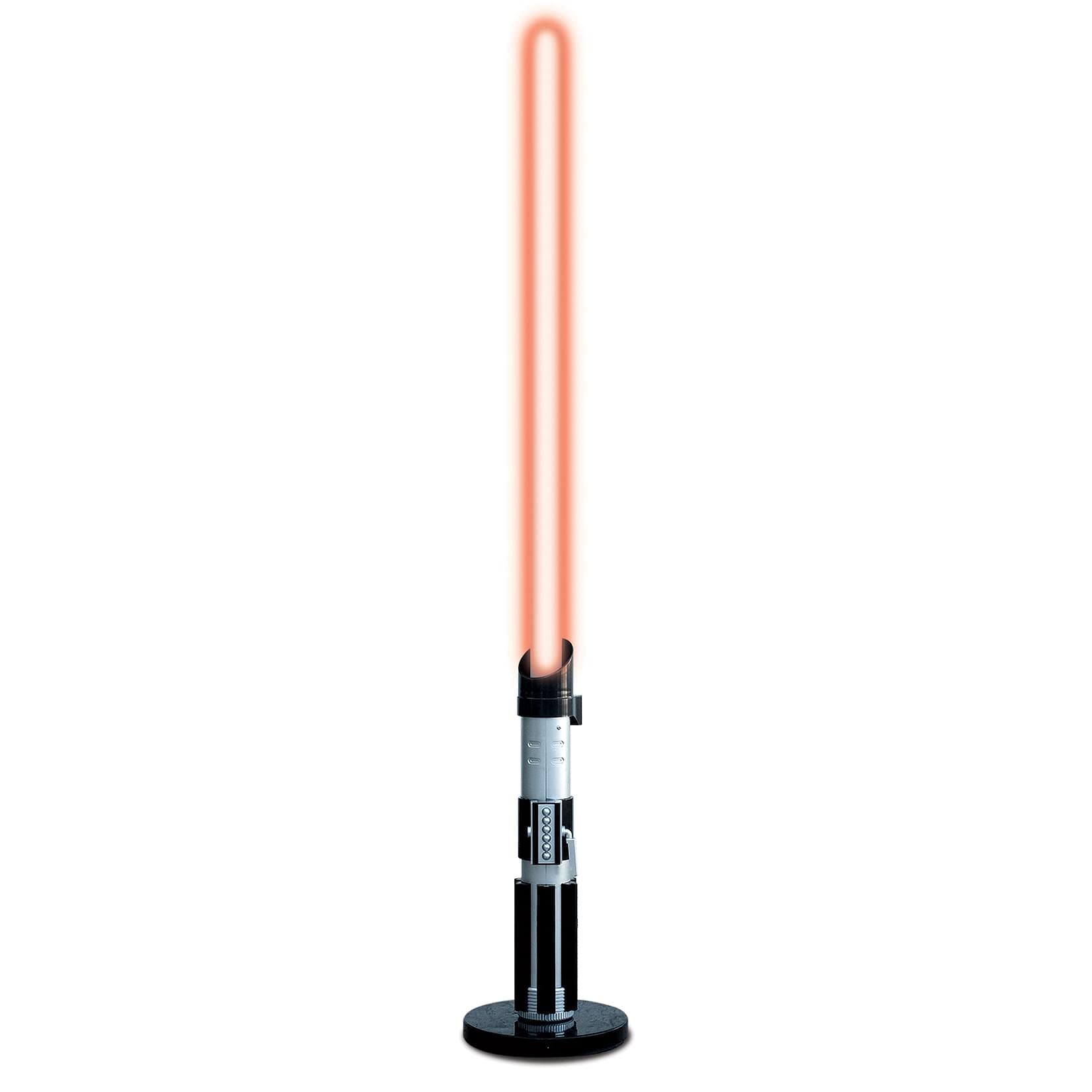 Robe Factory Star Wars Darth Vader Lightsaber Lamp | LED, 5-Foot, Red, Crystal | Home Decor Essential