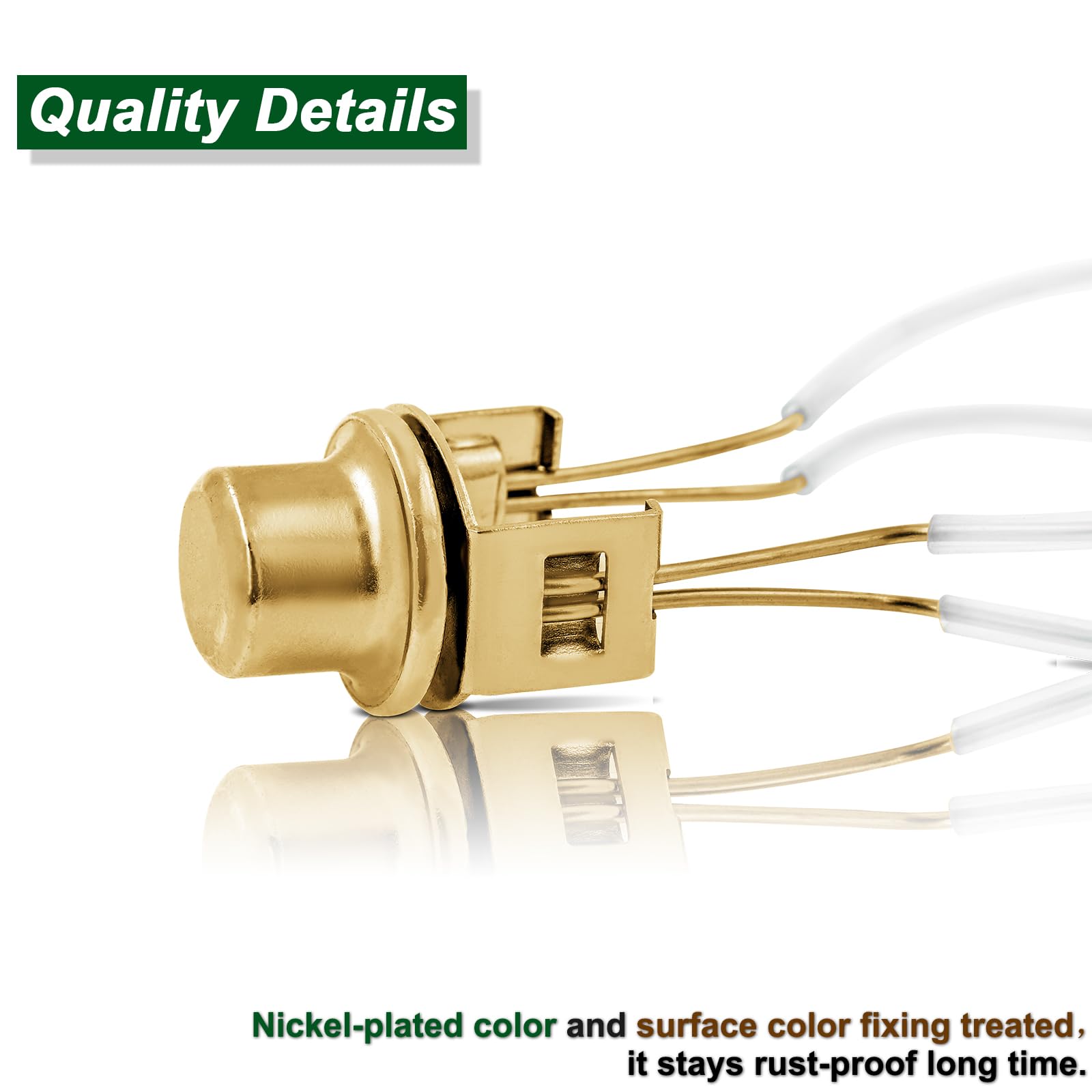 Lamp Shade Light Bulb Clip Adapter,Lamp Shade Holder With Cap Knob Finial And Silicone Levelers,Clip On Lampshade Adapter To Keep Lamp Shade In Place (Gold)