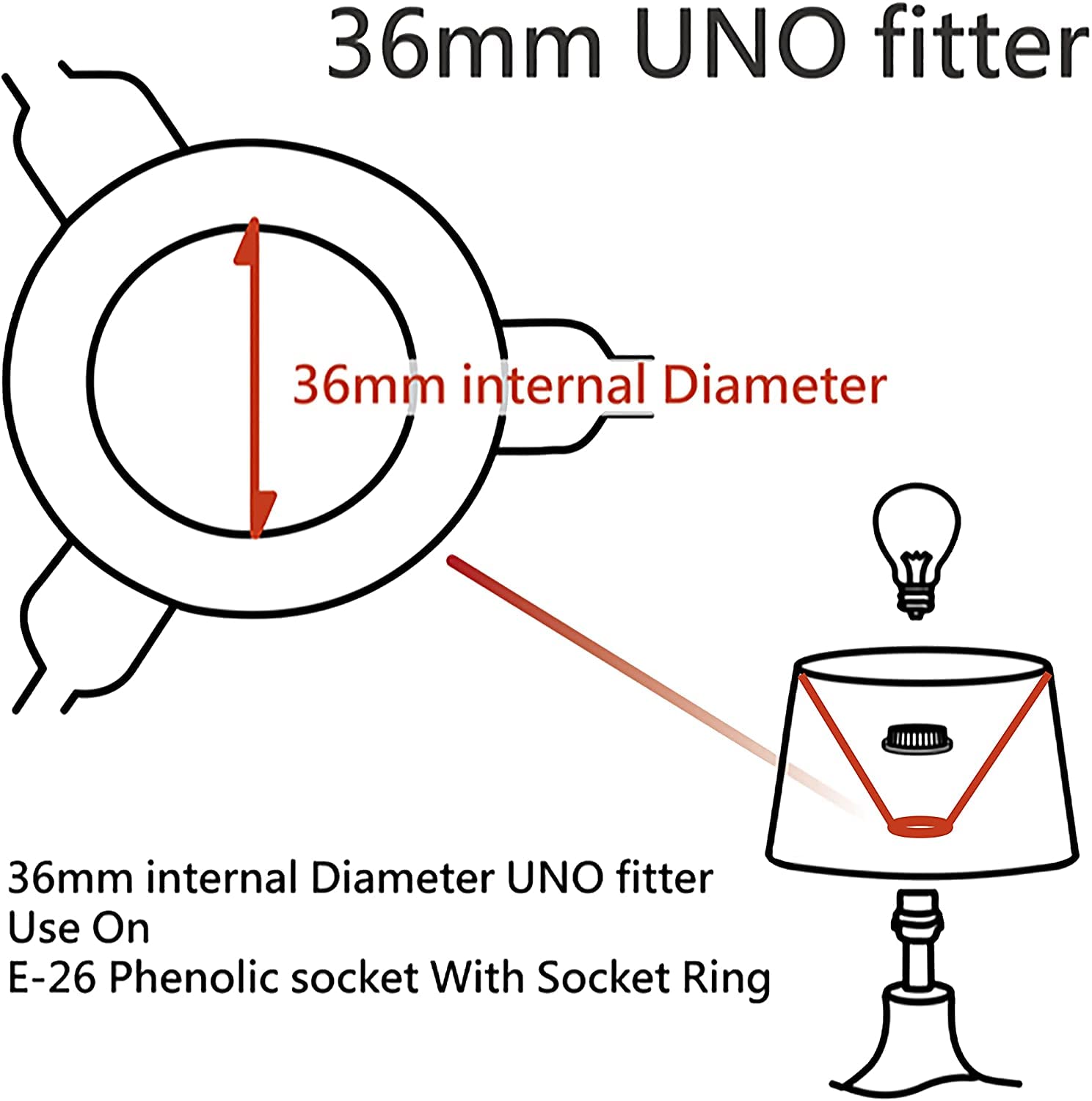 Aspen Creative 58051A, Bell Uno Lamp Shade, Gold, 7&quot; Top X 14&quot; Bottom X 11&quot; Slant Height, Slip Uno 36Mm