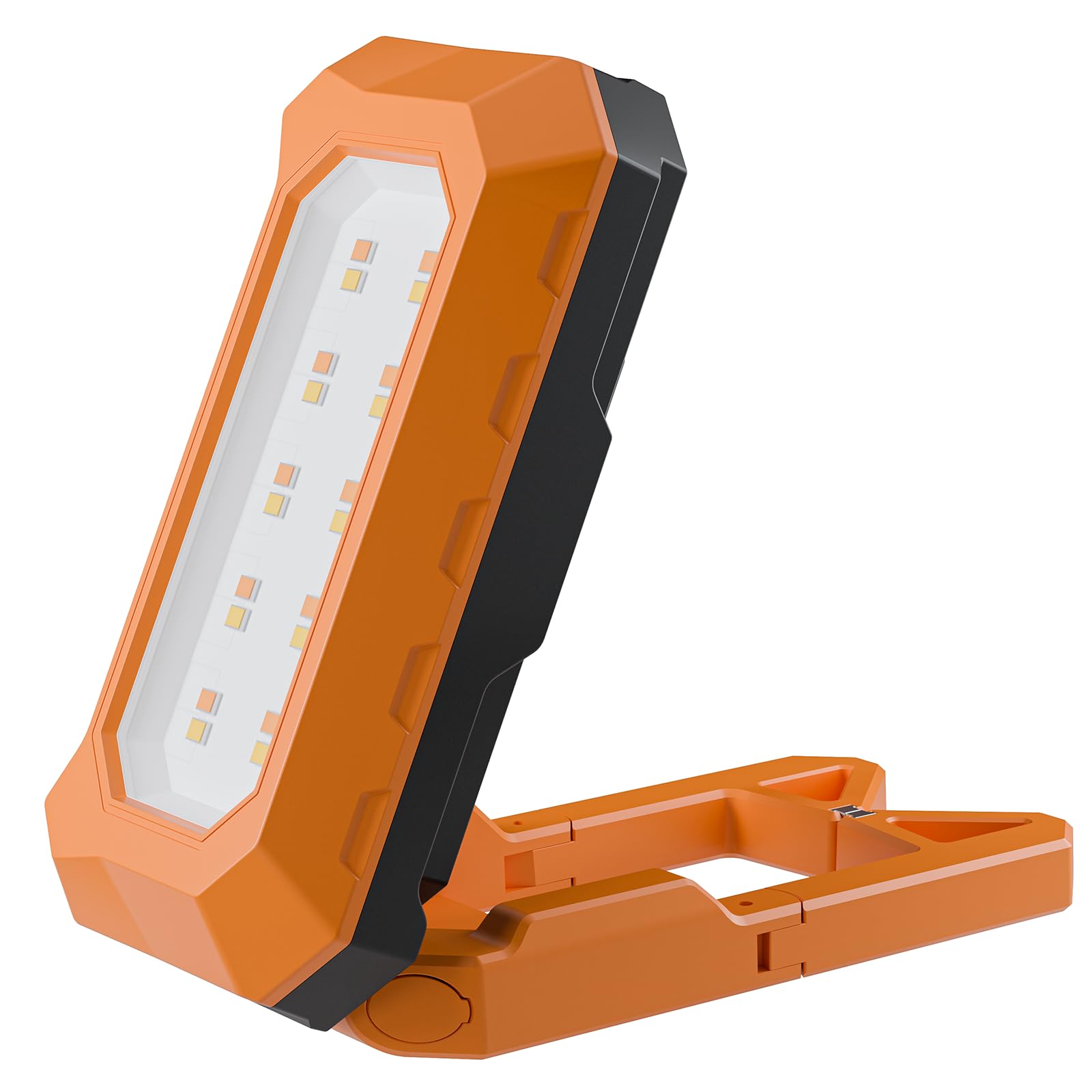 Rechargeable LED Work Light Cordless, 3000K-6500K CCT 500 Lumen, 40Hour Max, Adjustable 180 Stand IP54 Waterproof Compact Portab