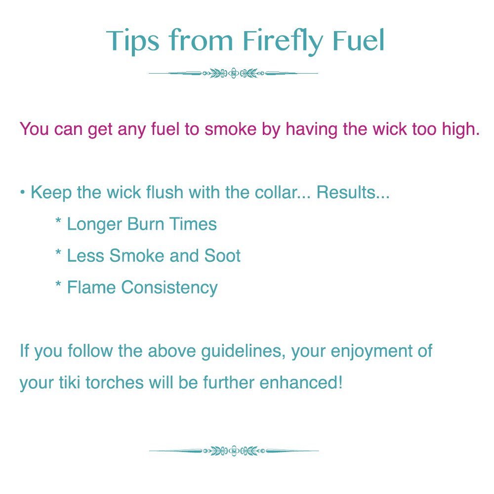 Firefly Citronella Tiki Torch Fuel - Non-Toxic, Biodegradable, Smokeless, 32 oz., Model tf-32-c