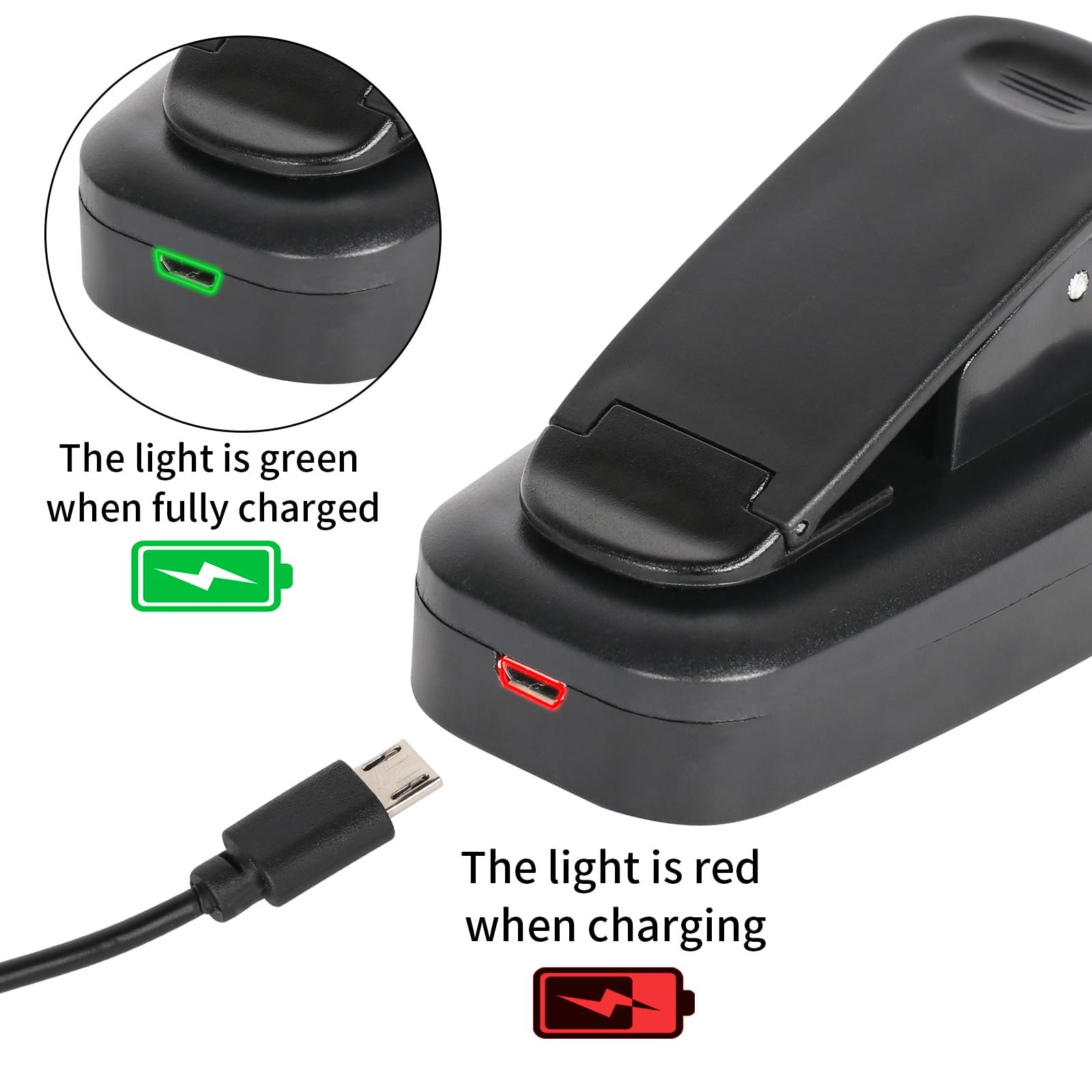 Hilngav Usb-C Rechargeable Book Light For Reading In Bed 3 Pack, 6 Leds With 3 Color Temperature Reading Light, Easily Clip On To A Small Mini Lightweight Book For Read Kids