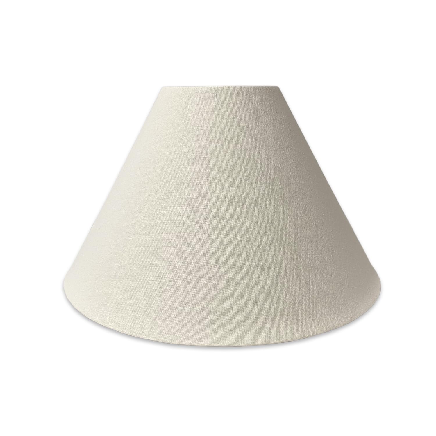 Royal Designs, Inc. Coolie Empire Hardback Lamp Shade, Hb-607-20Lnwh, Linen White, 7 X 20 X 12