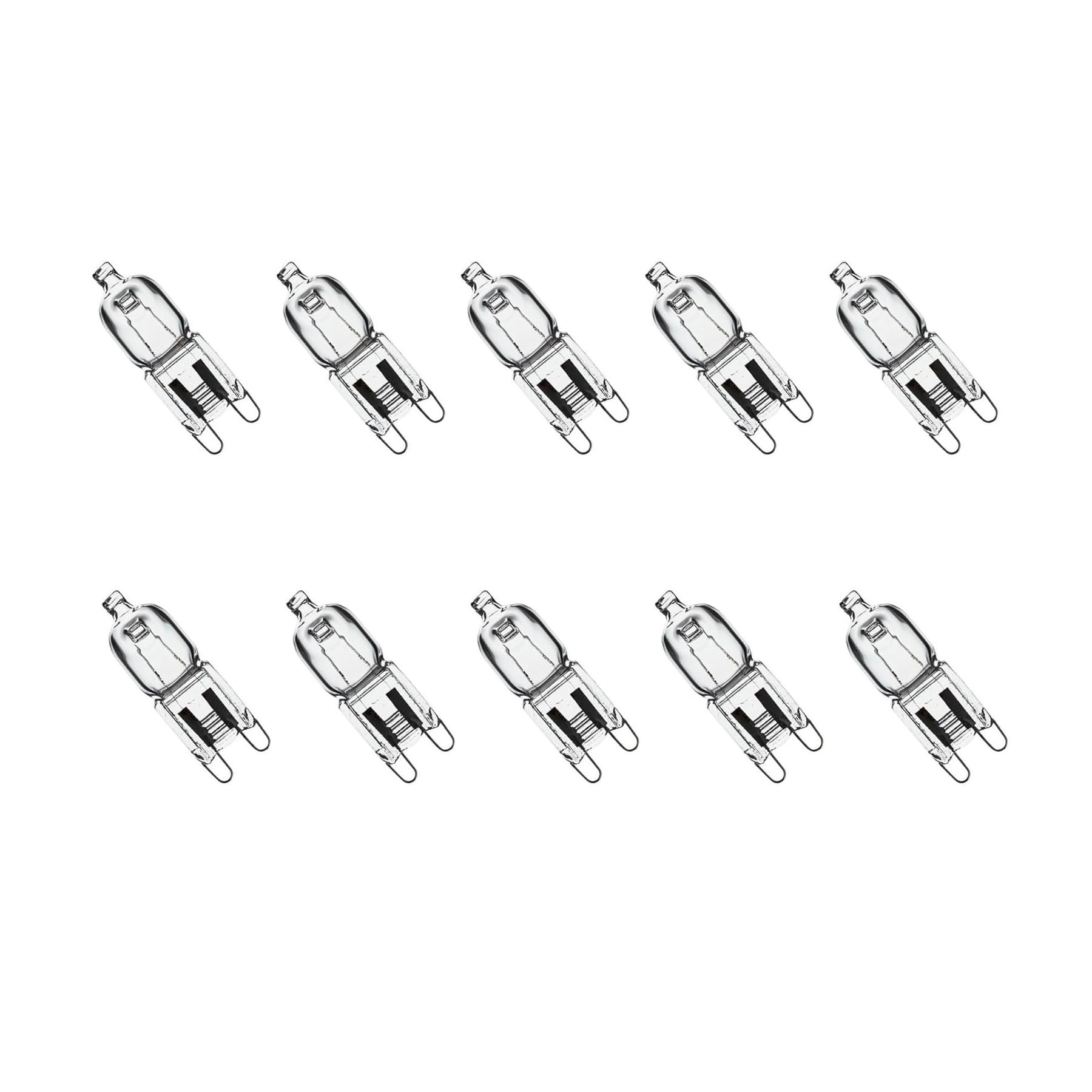12Vmonster G9 Halogen Light Bulb 50W 120V Dimmable Clear Lens 10 Pack