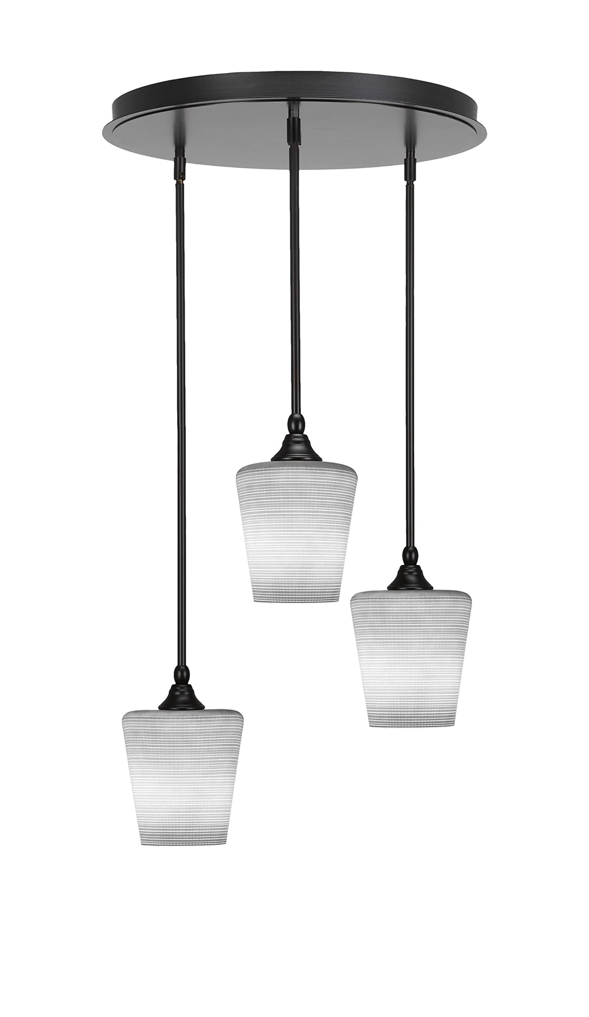 Empire 3 Light Cluster Pendalier in Espresso Finish (2183-ES-4031)