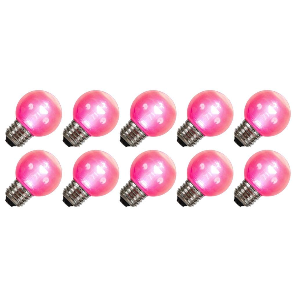 Vickerman G50 Pink Smd Tube Led Bulb, 10/Bag