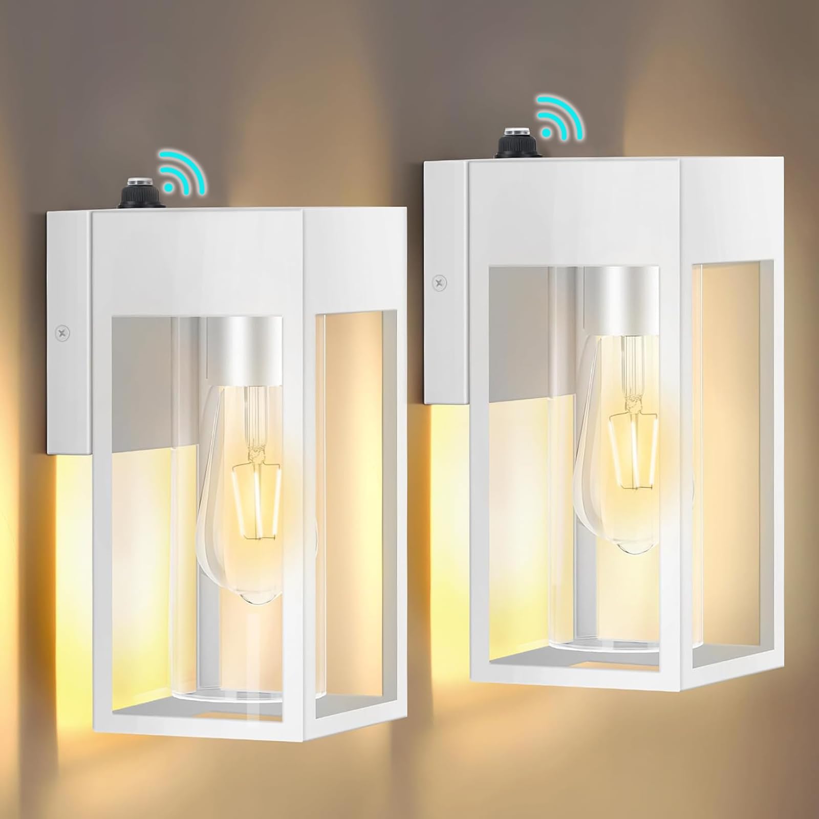 Lwsoy 2 Pack Dusk To Dawn Outdoor Wall Lantern, Porch Lights Outdoor Light Fixtures Wall Mount, Ip65 Waterproof Wall Mount Light, Outdoor Lantern For Porch Doorway Garage