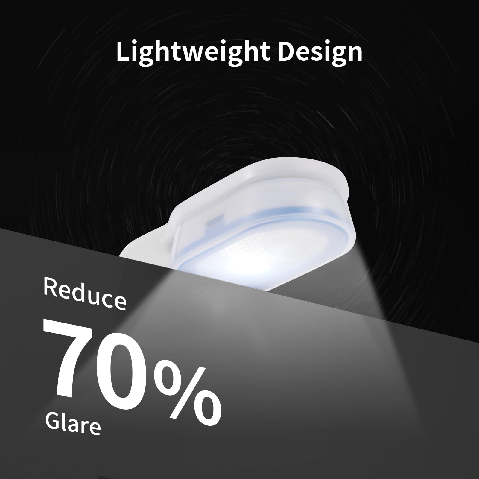 BIRKINHOME Rechargeable Nurse Light Clip-On Flashlight, Lightweight, Blue, Model TA006-L2-BKAA-CZ for Night Shift and Emergency Use