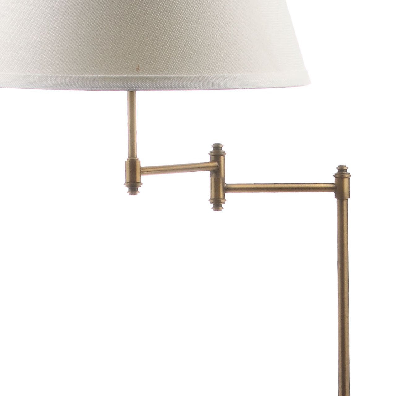 Safavieh Ingram 60-Inch Gold Swivel Swing Arm Floor Lamp - LED Bulb Included, Perfect for Living Room, Bedroom, Home Office