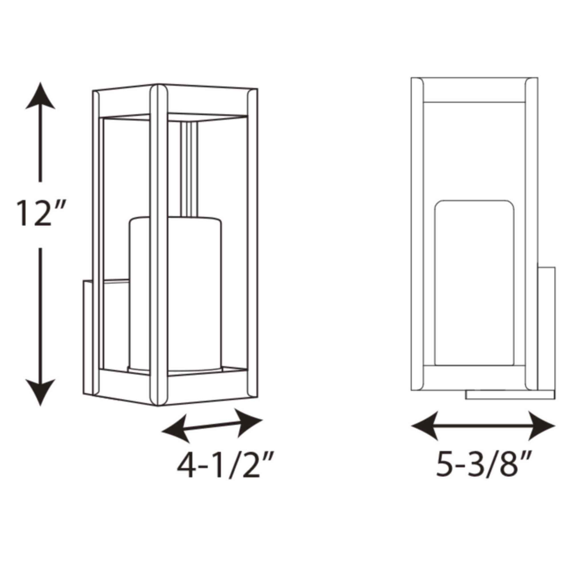 Progress Lighting P560039-031 Patewood Outdoor, Black