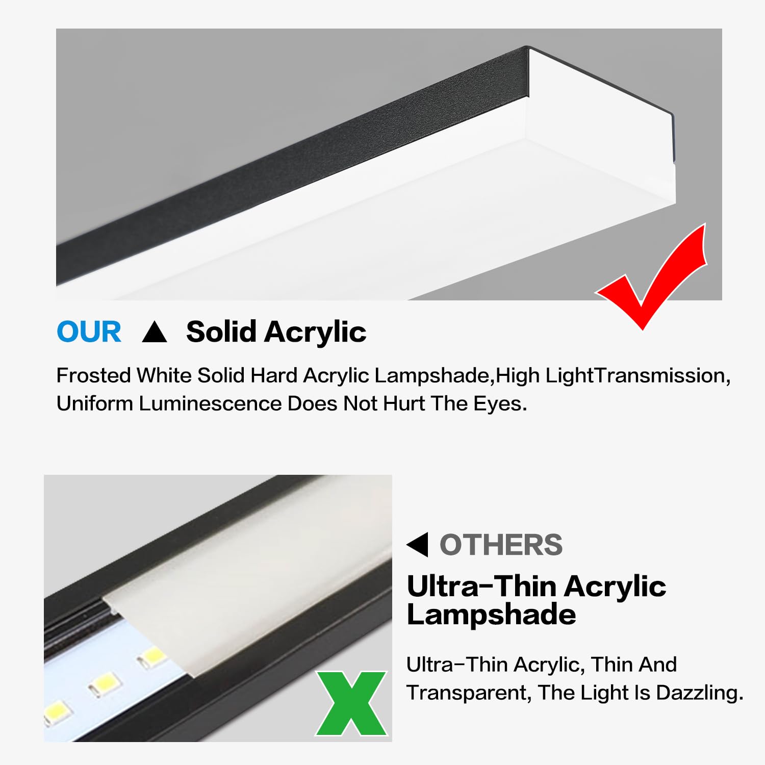 Zuzito Black Bathroom Light Fixtures 30Inch Modern Vanity Lights For Bathroom 5Cct Dimmable 22W Led Bath Wall Lighting Fixtures Over Mirror