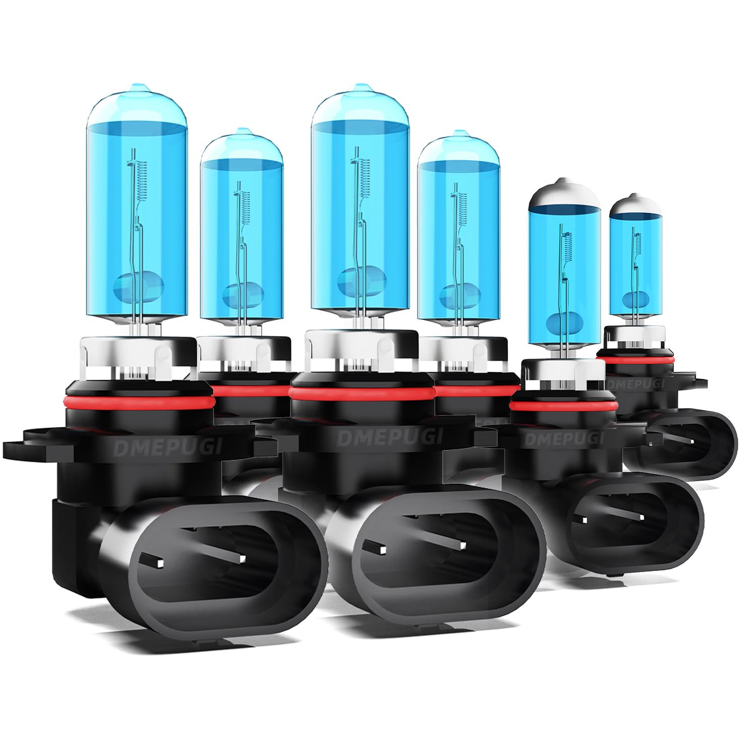DMEPUGI Headlight Bulbs Compatible with DODGE RAM 1500 2500 3500 With Projector 2016-2018 Headlights Bulbs, 9005 High Beam + 900