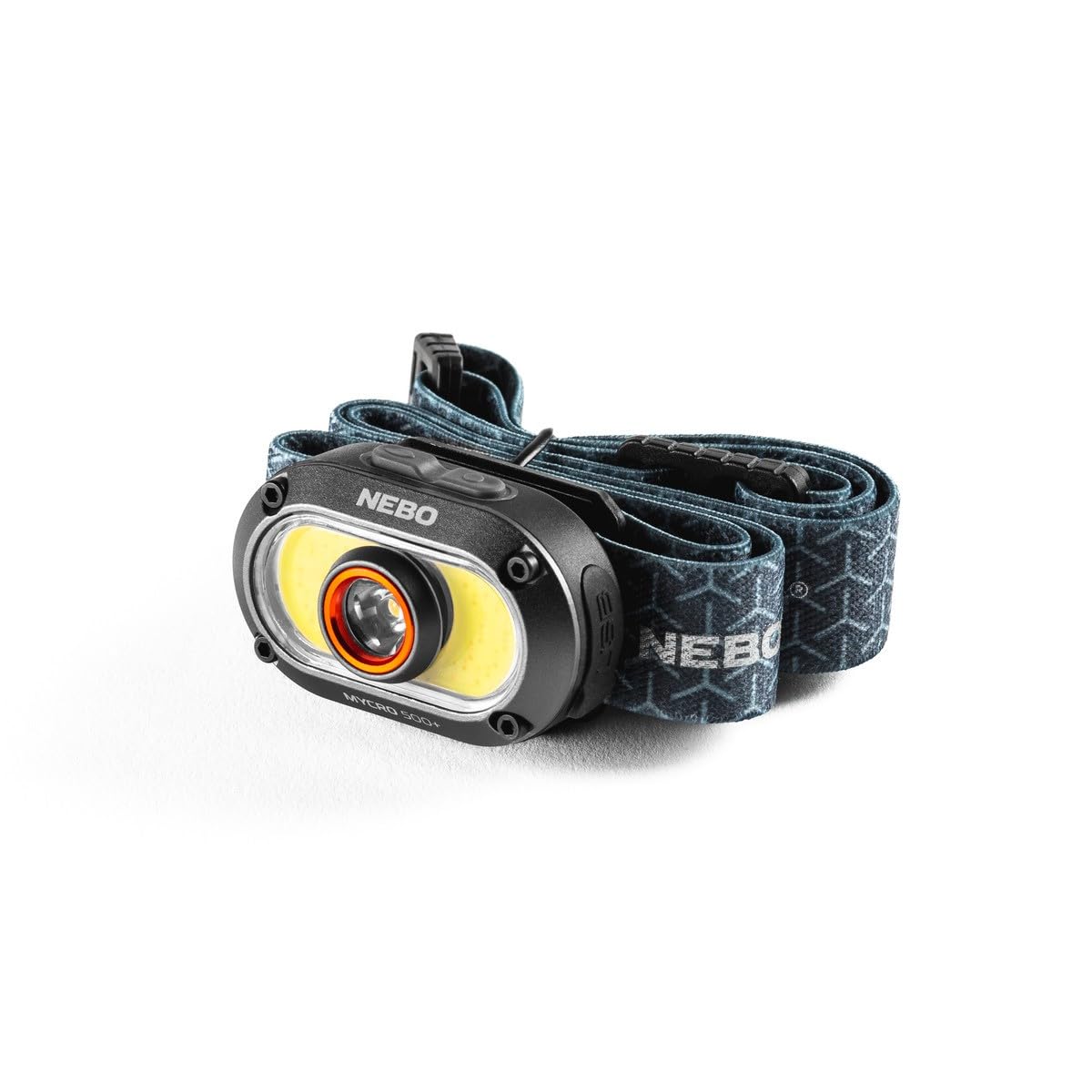 NEBO MYCRO USB Rechargeable Adjustable LED Headlamp, Bright Spot Light for Camping, Hiking, Caving, Model NEB-HLP-1005