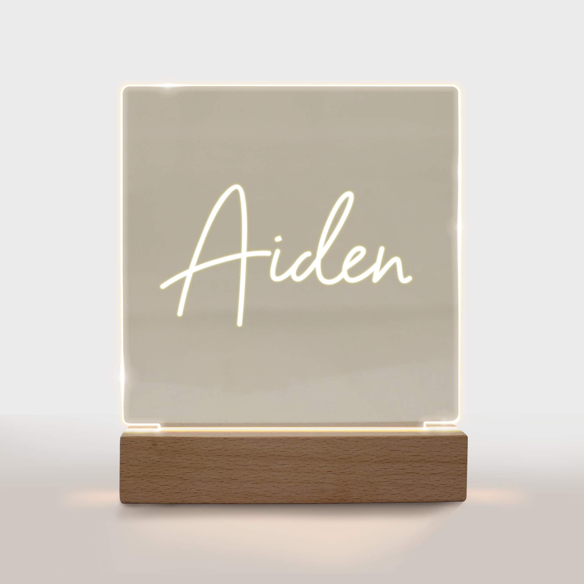 Personalized Night Light For Kids Girls Boys Customized Gifts For Baby Boy Bedroom Add Name