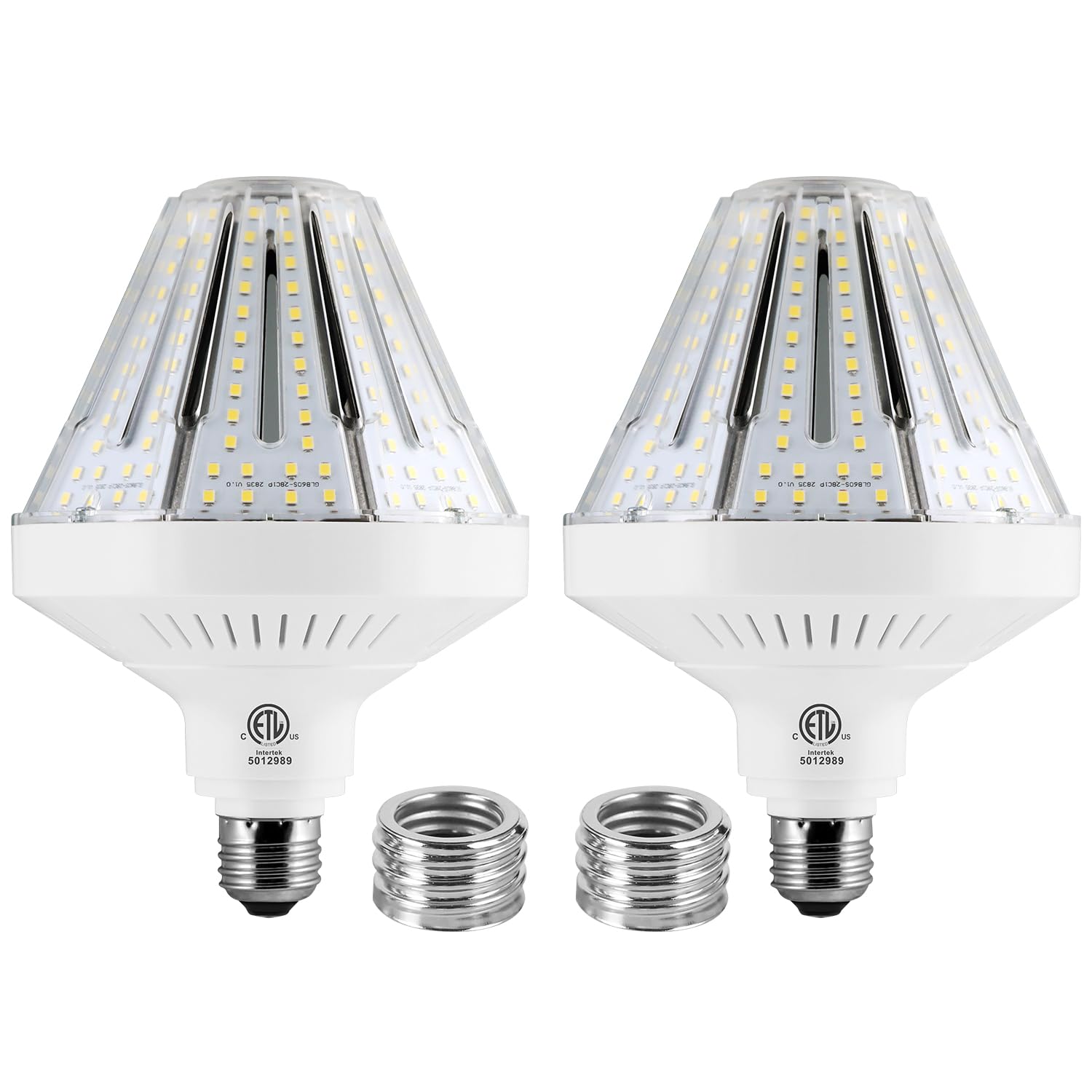 1200W Equivalent Led Corn Light Bulbs,18000 Lumen Led Corn Bulb 120W 5000K Daylight White Lamp,E26/E39 Medium Mogul Base,2-Pack 