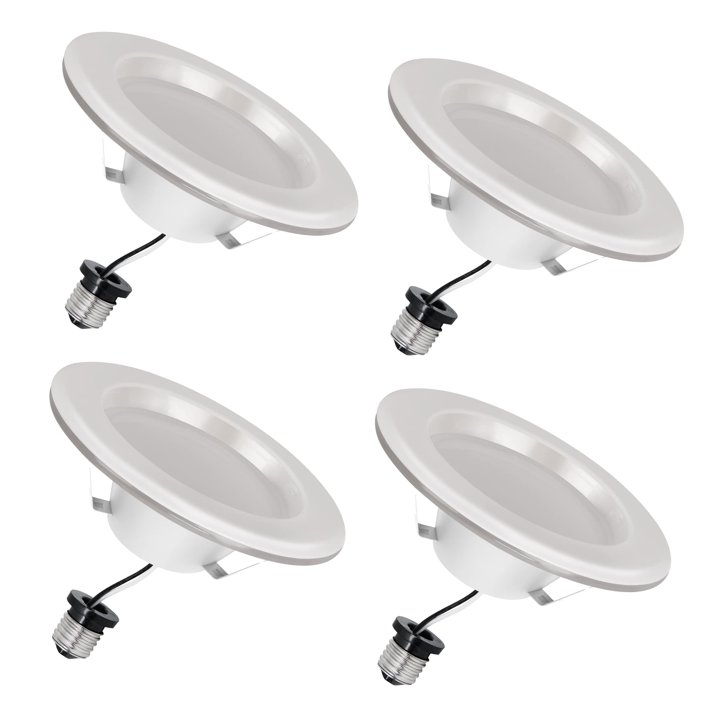 Feit Electric 4'' LED Recessed Downlight with Night Light Mode, 50W Equivalent, Dimmable, 5CCT Selectable White, 90 CRI, 650 Lum