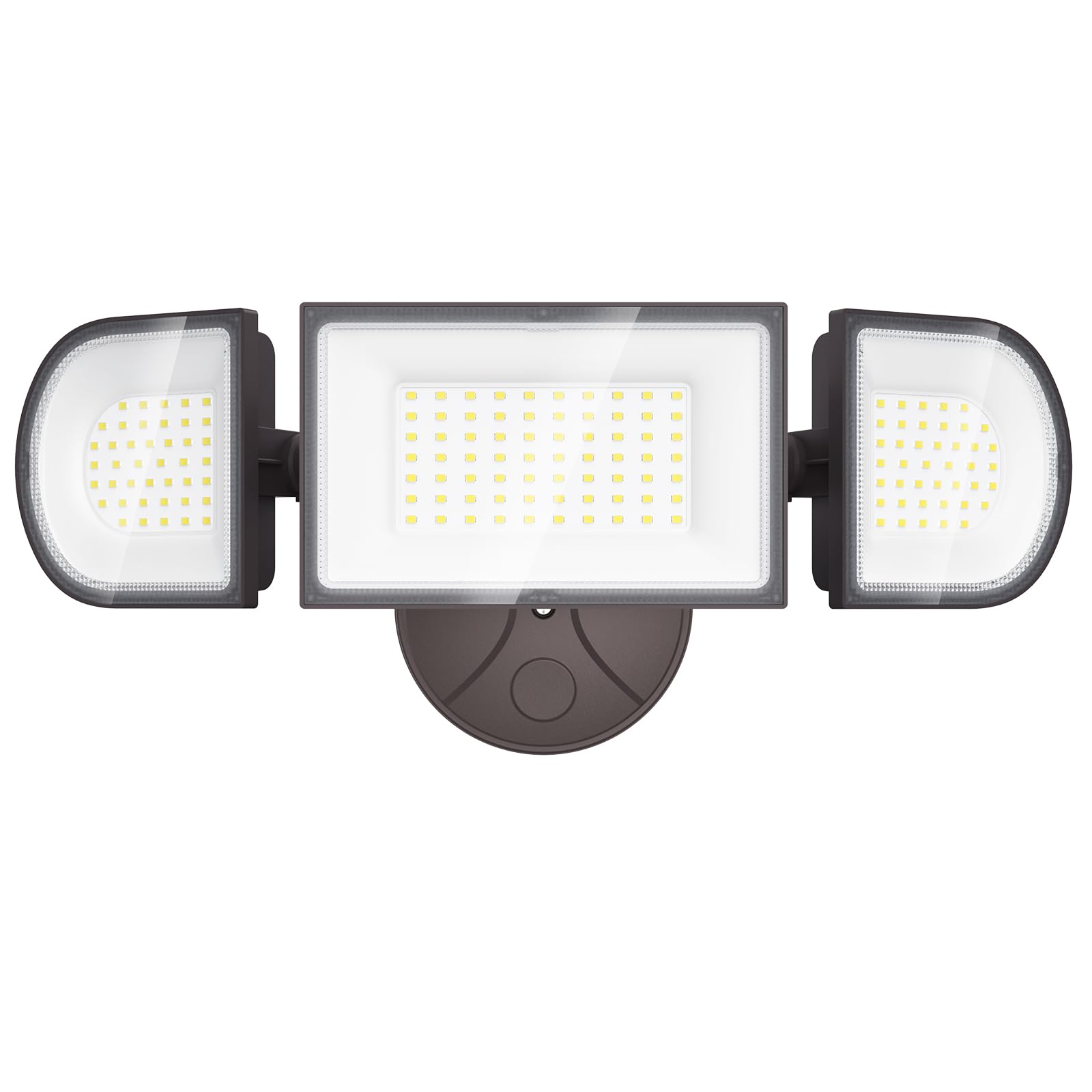Imaihom 100W Outdoor Flood Lights, 9000Lm Bright, 3 Adjustable Heads, Ip65 Waterproof, Brown